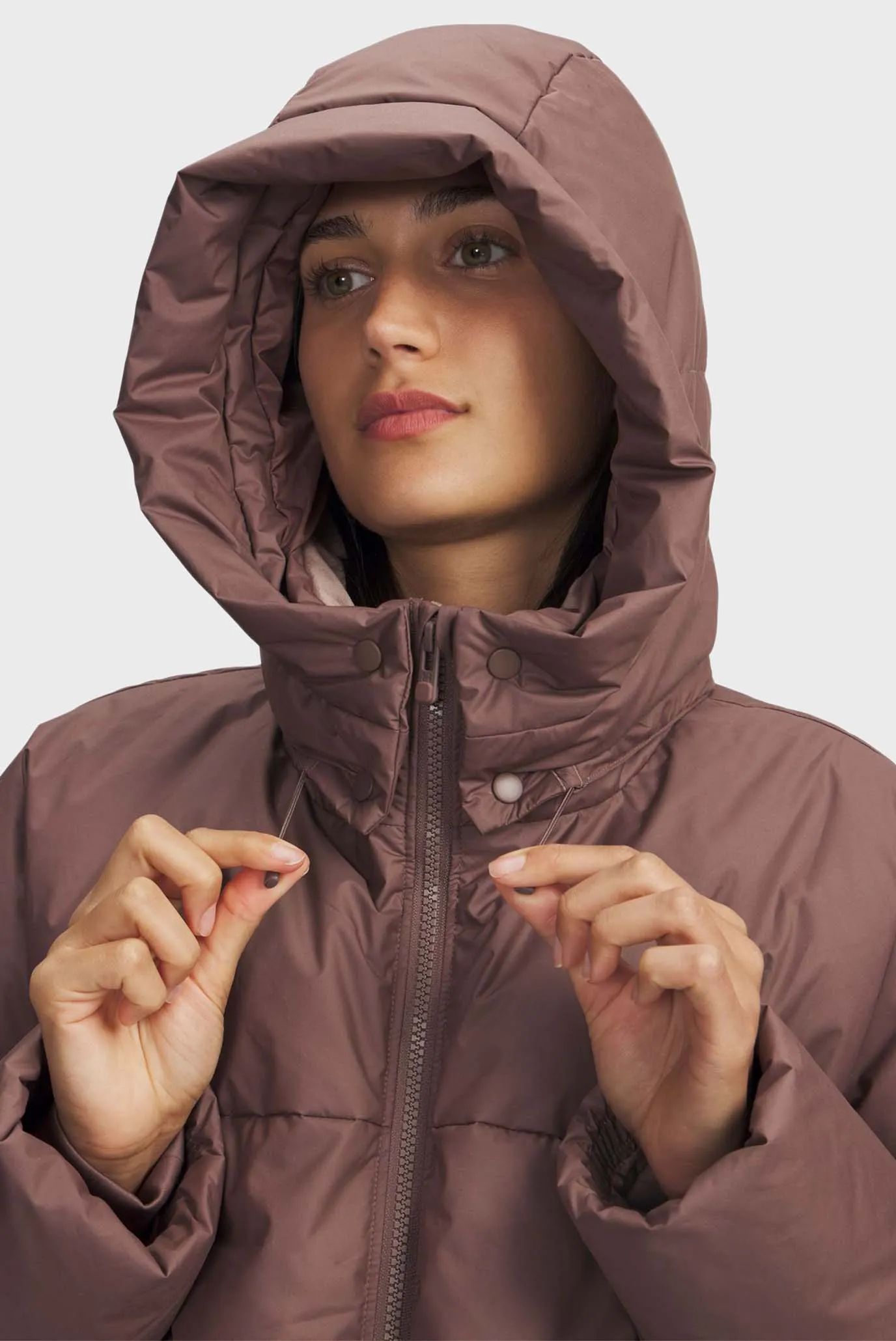 Жіночий коричневий пуховик Limitless Down Puffer Jacket 4