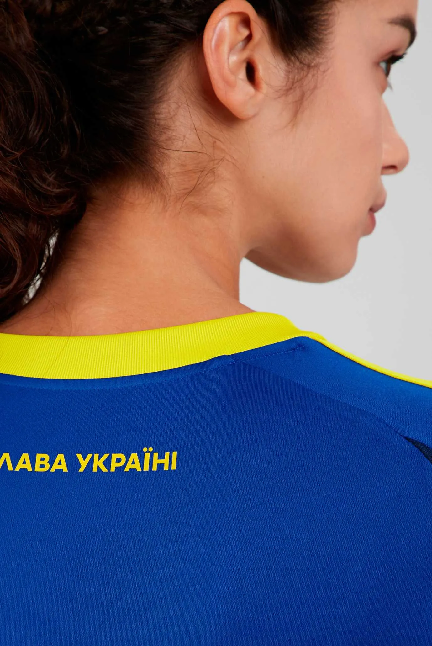 Жіноча синя футболка у смужку Ukraine 24 5