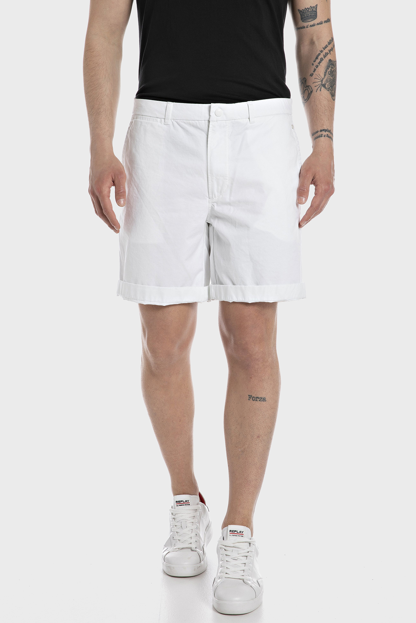 Мужские белые шорты 1