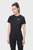 Женская черная футболка Q Speed ​​Jacquard