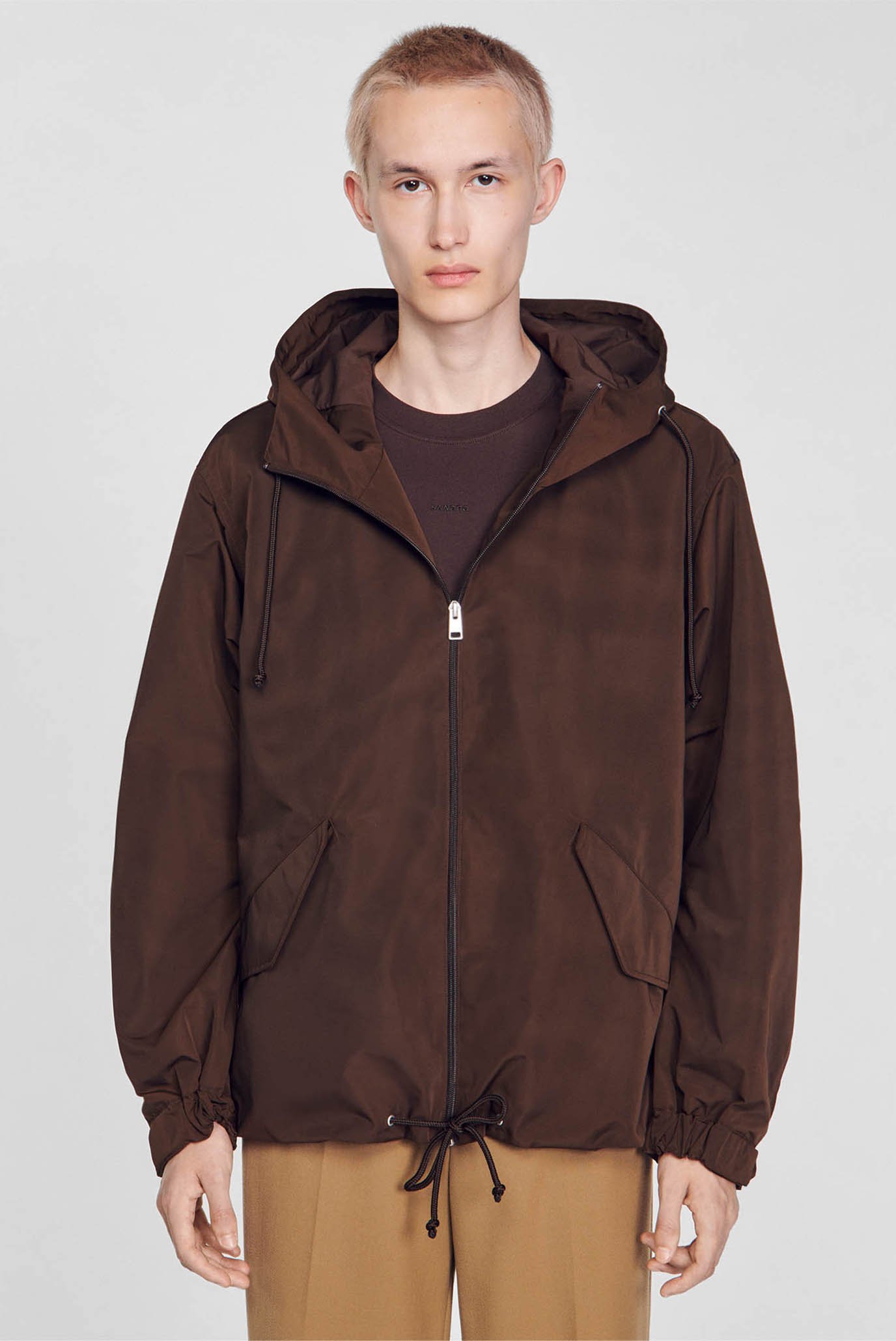 Мужская коричневая куртка 1
