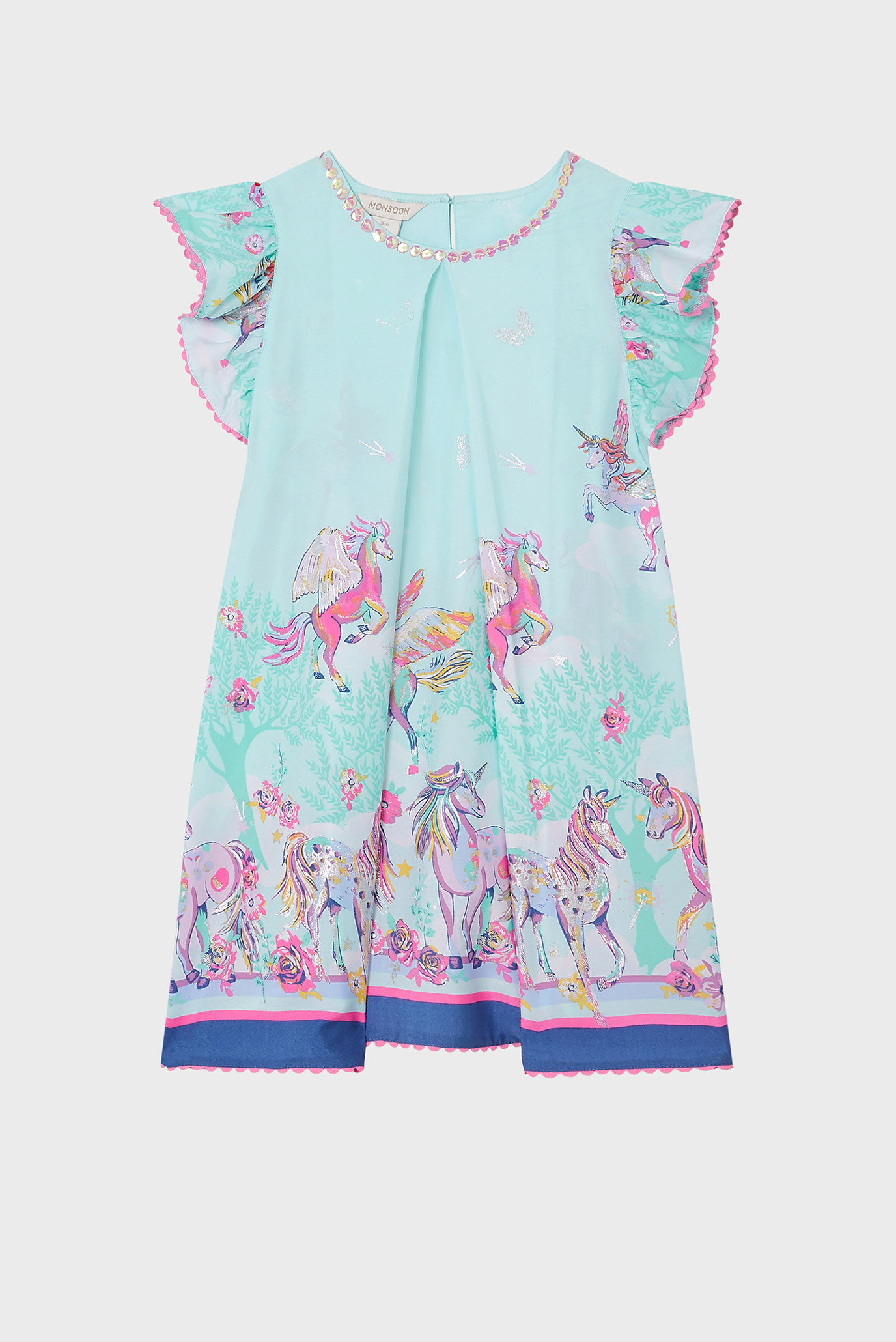 Детское голубое платье Unicorn Sparkle Swin 1