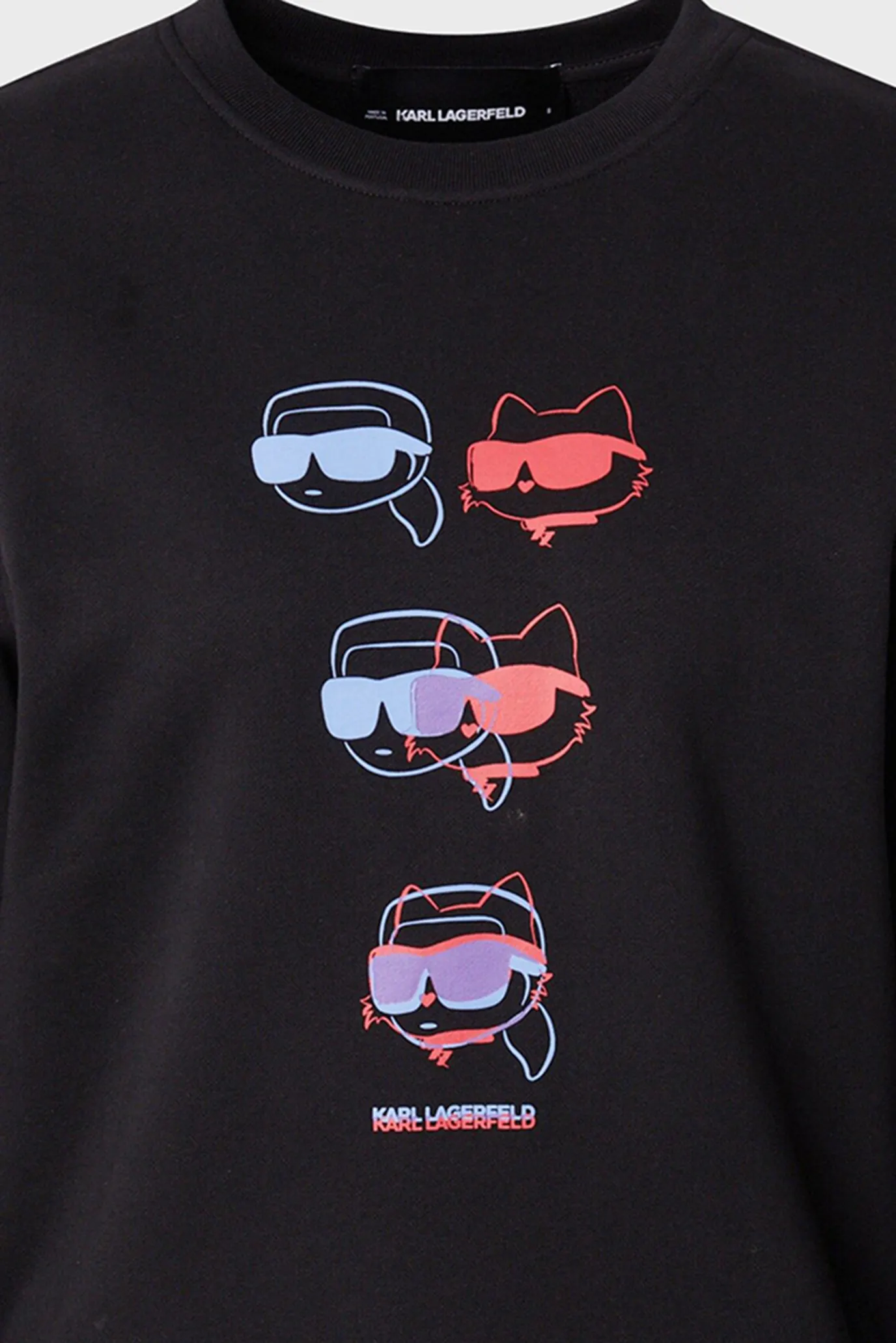 Жіночий чорний світшот IKON COLOUR 2