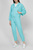 Женский голубой костюм (худи, брюки)