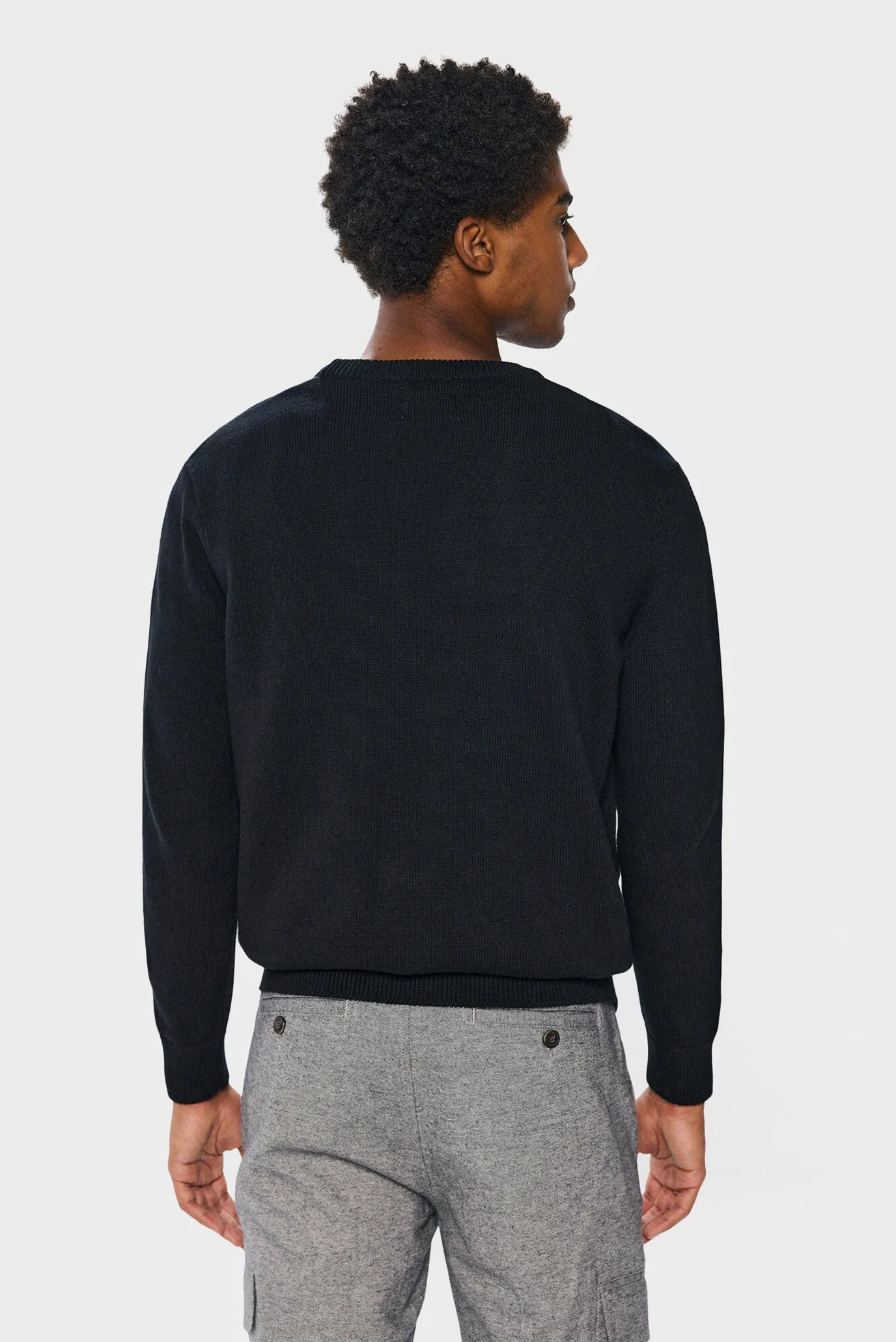 Мужской черный джемпер 3