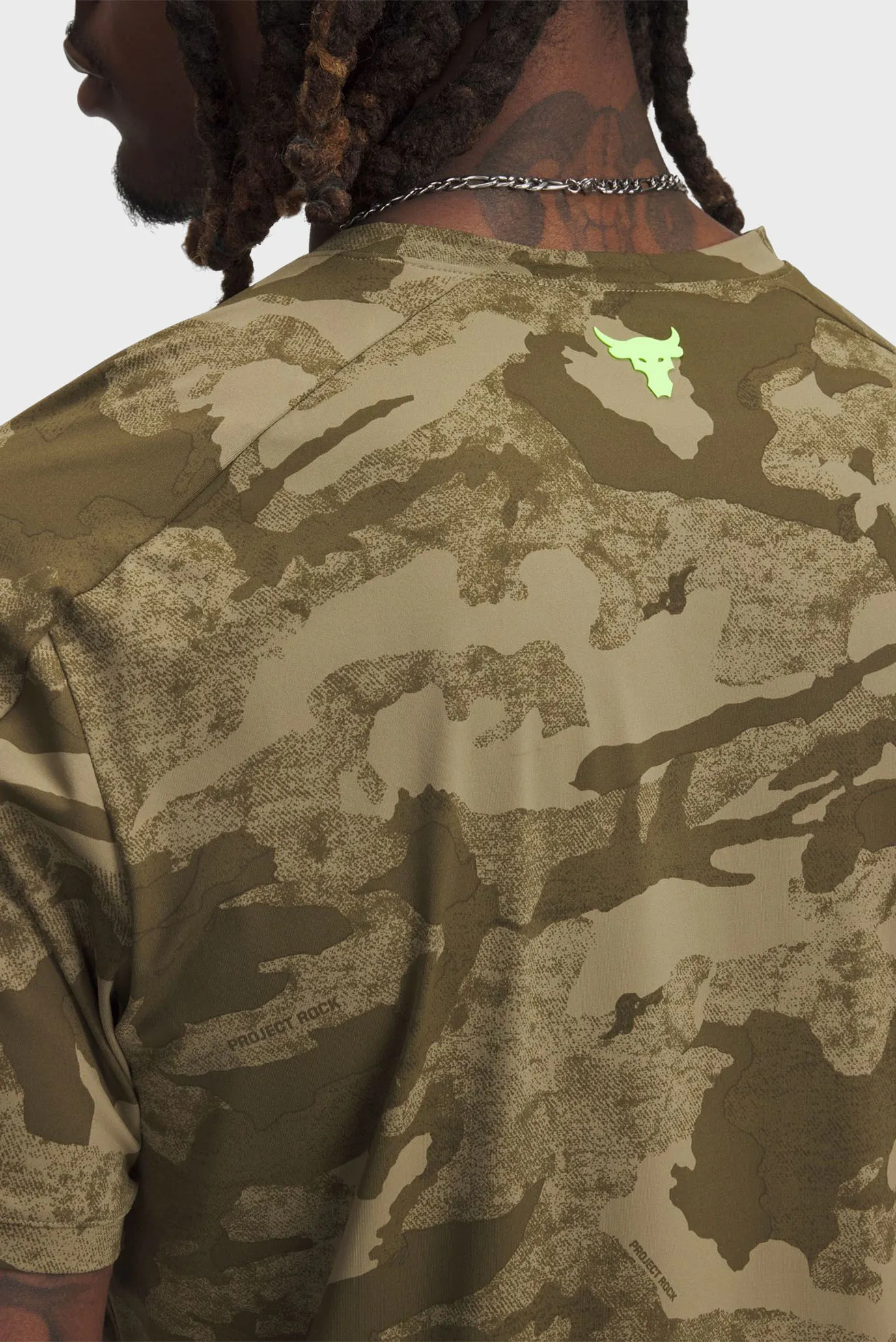 Чоловіча оливкова камуфляжна футболка Pjt Rck IsoChill SS 3