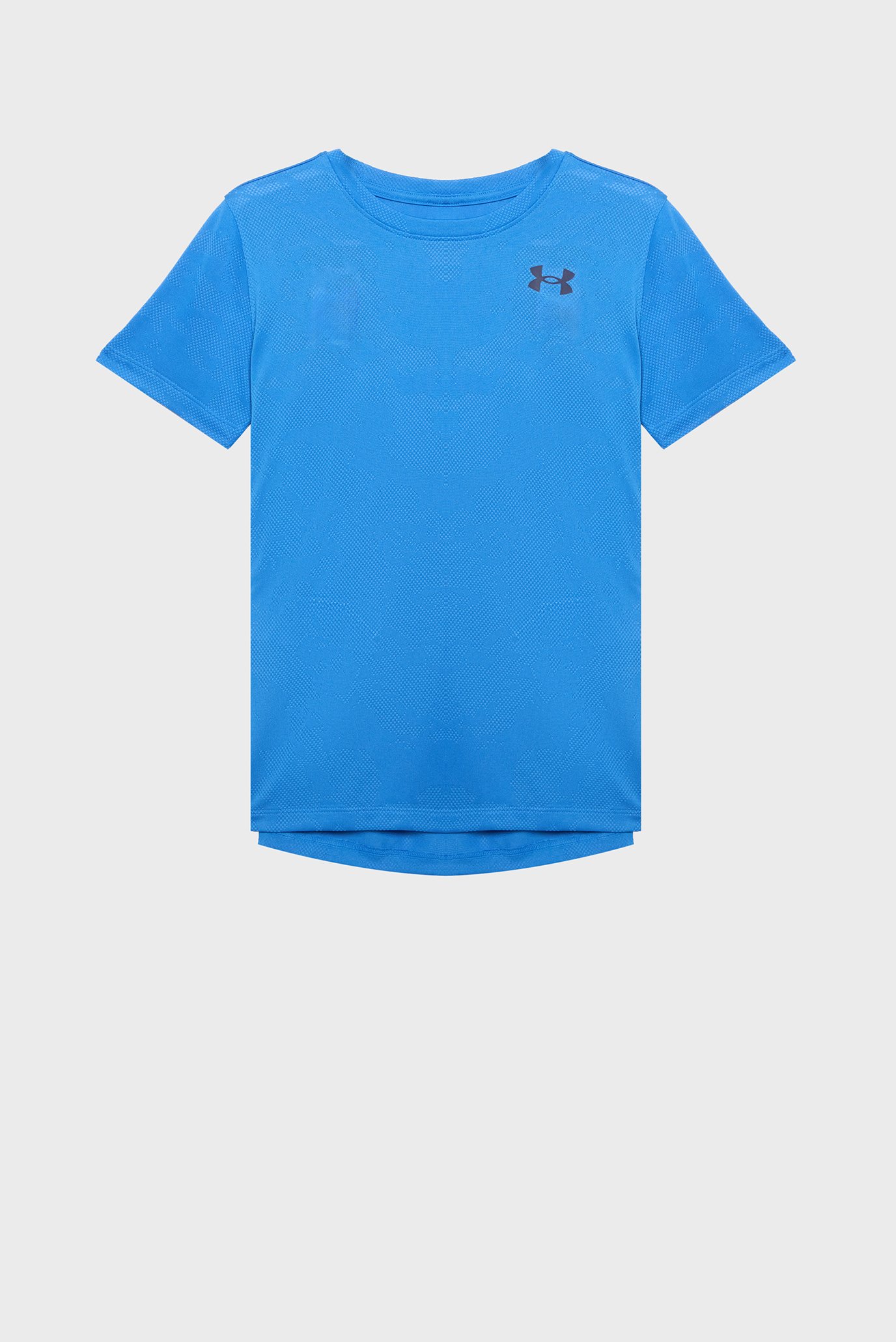 Детская синяя футболка UA Tech Vent Jcqrd SS Синий 7 Under Armour 1390019-402
