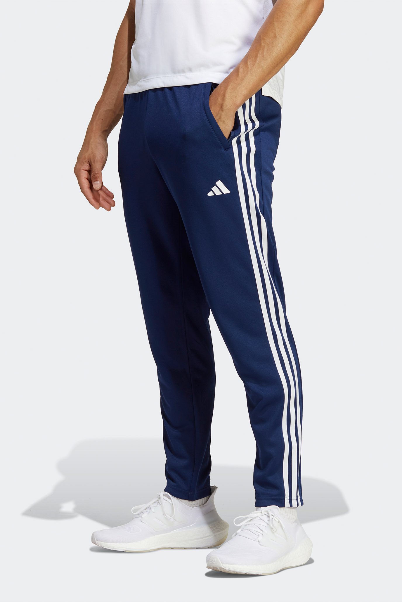 Чоловічі сині спортивні штани Train Essentials 3-Stripes 1