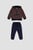 Детский темно-синий спортивный костюм (худи, брюки)