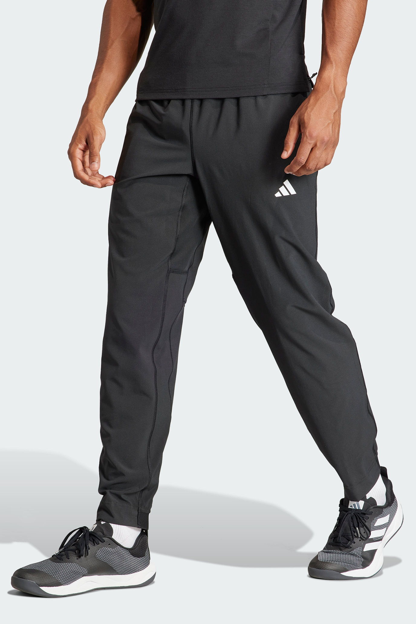 Чоловічі чорні спортивні штани Train Essentials Woven 1