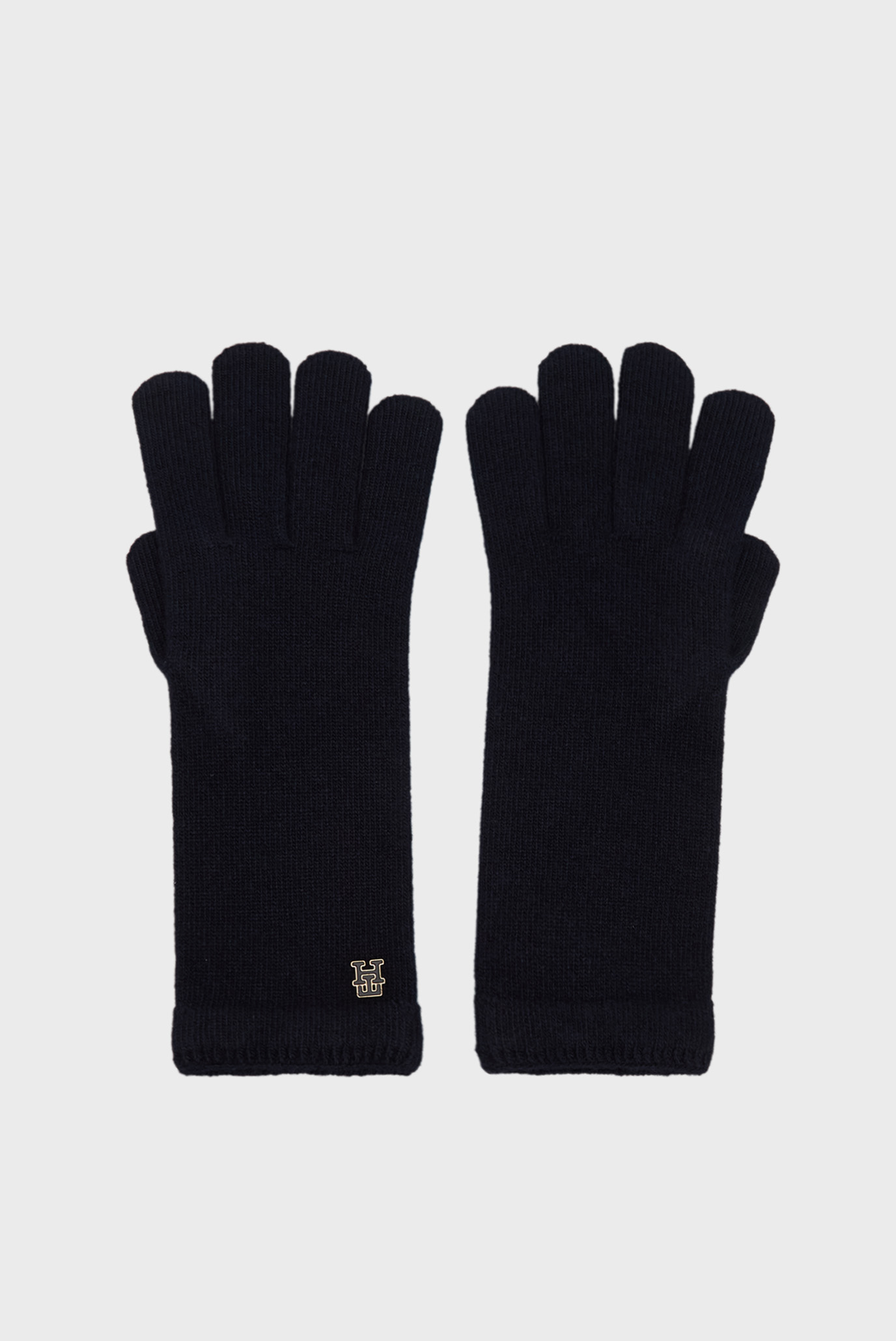 Женские темно-синие перчатки TH MONOGRAM GLOVES 1