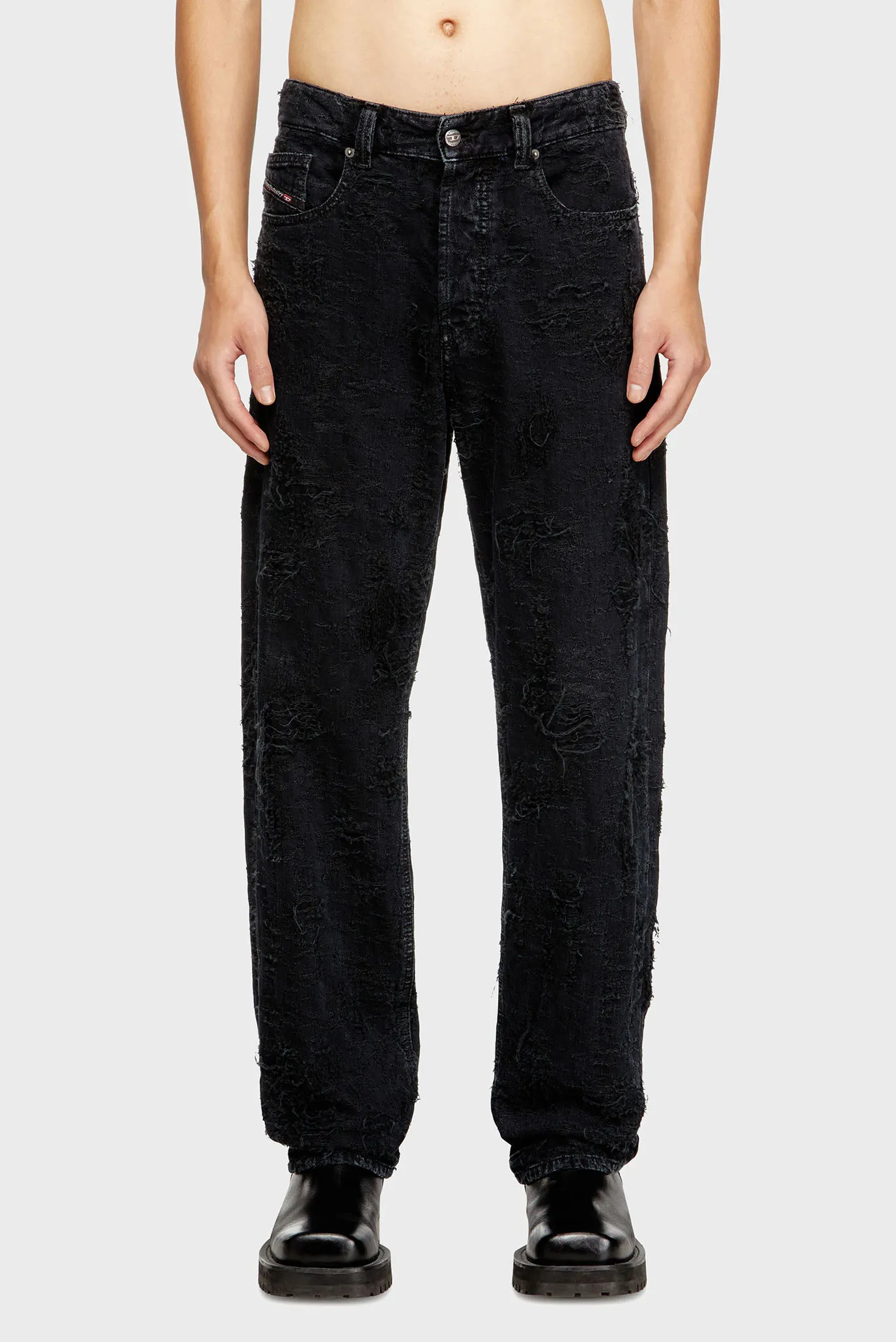 Чоловічі чорні джинси 2024 D-MACS 1