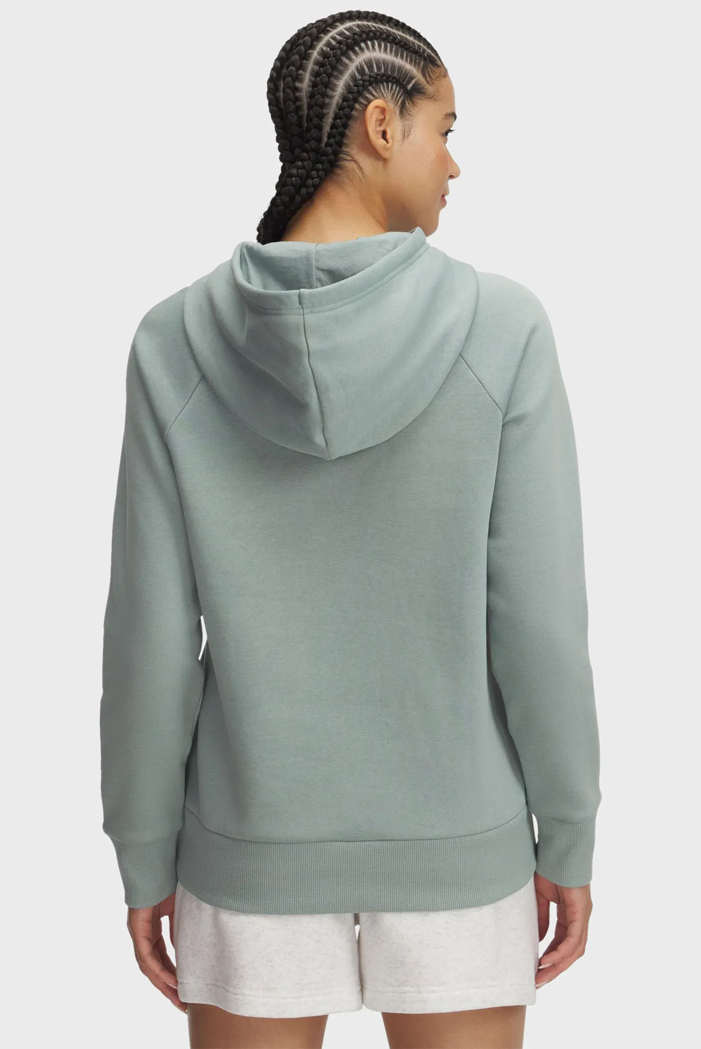 Жіноче м'ятне худі UA Rival Fleece Hoodie 2