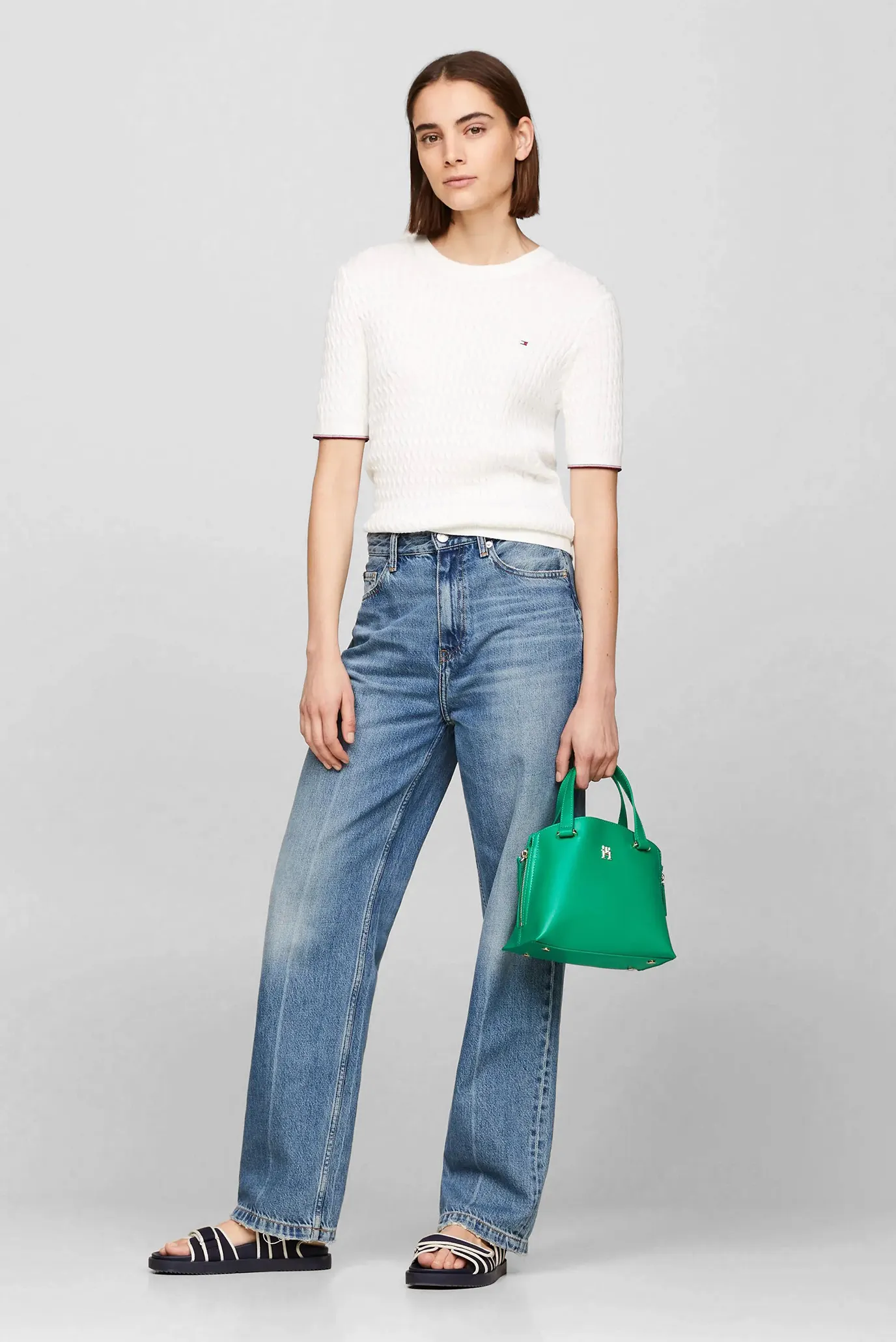 Жіноча зелена сумка TH MODERN MINI TOTE 2