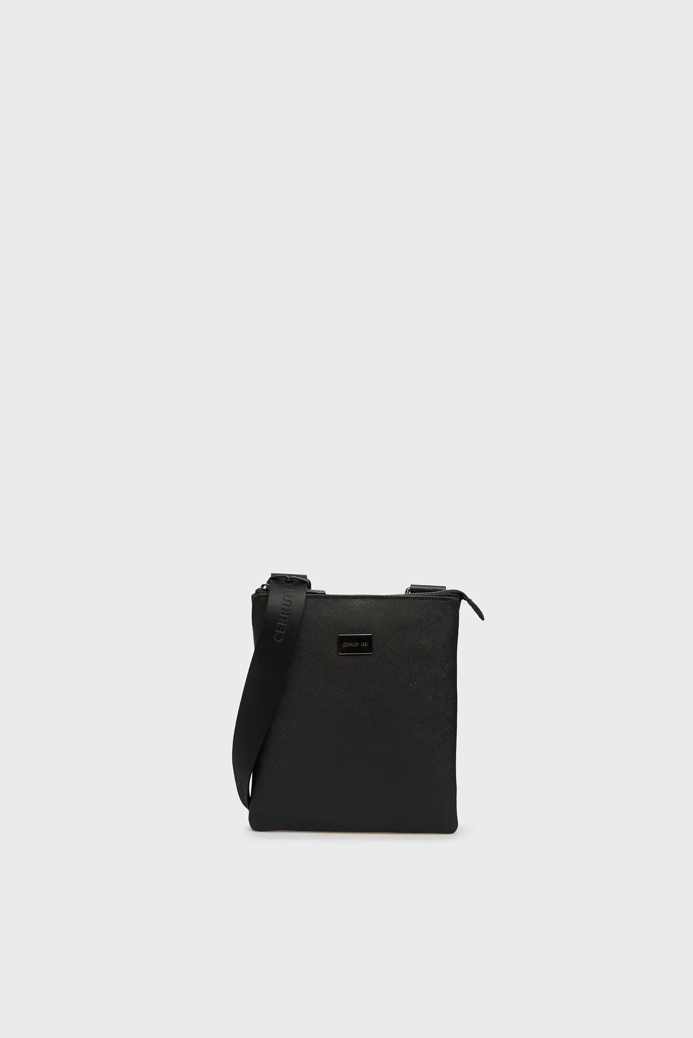 Чоловіча чорна шкіряна сумка OLIVIER 1