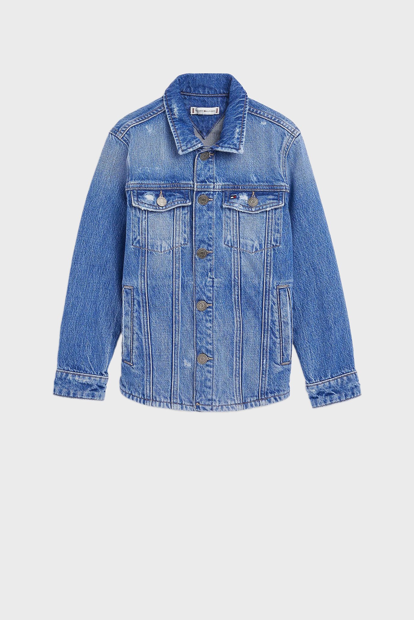 Дитяча синя джинсова куртка U DENIM SHACKET DESTR. 1