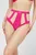 Женские малиновые трусики от купальника