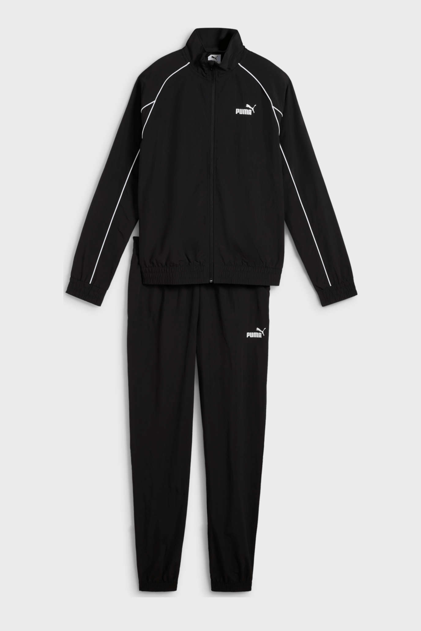 Женский черный спортивный костюм (кофта, брюки) Woven Tracksuit Women 1