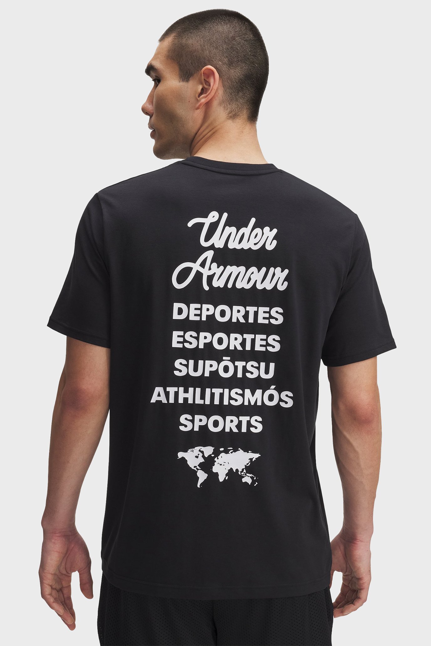 Мужская черная футболка UA 60/40S SPORTS WM SS Черный XXL Under Armour 6004143-001 Мужская черная футболка UA 60/40S SPORTS WM SS Черный XXL Under Armour 6004143-001