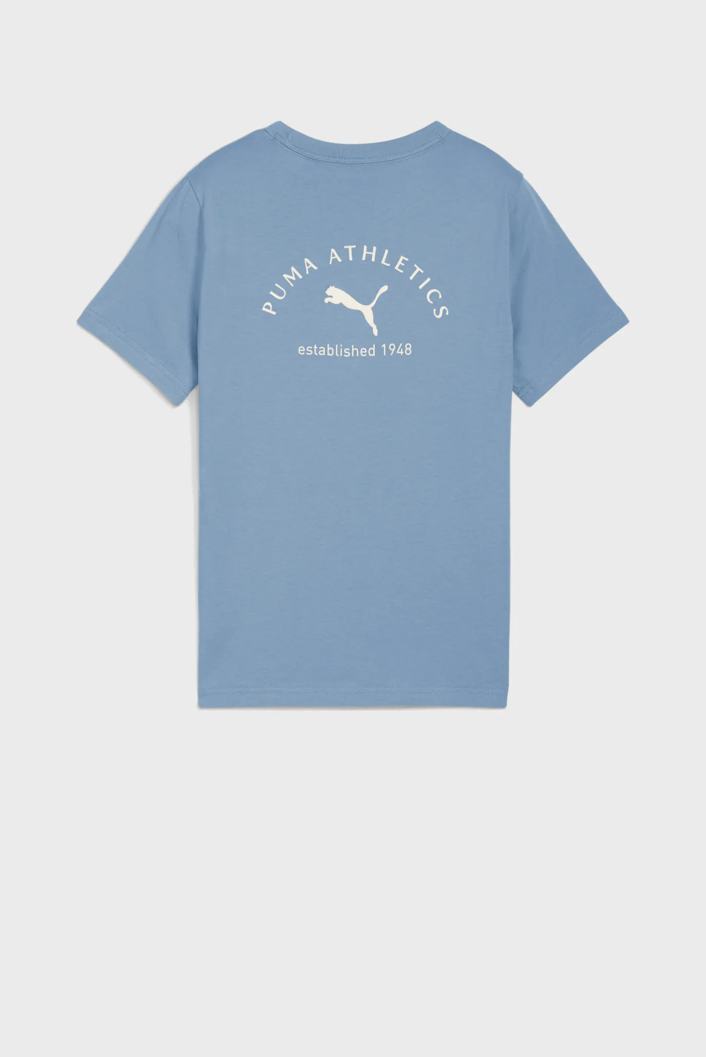 Детская голубая футболка PUMA Class Graphic Tee Youth 2