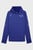 Мужское синее худи PUMA RUN Grid Fleece Hoodie Men