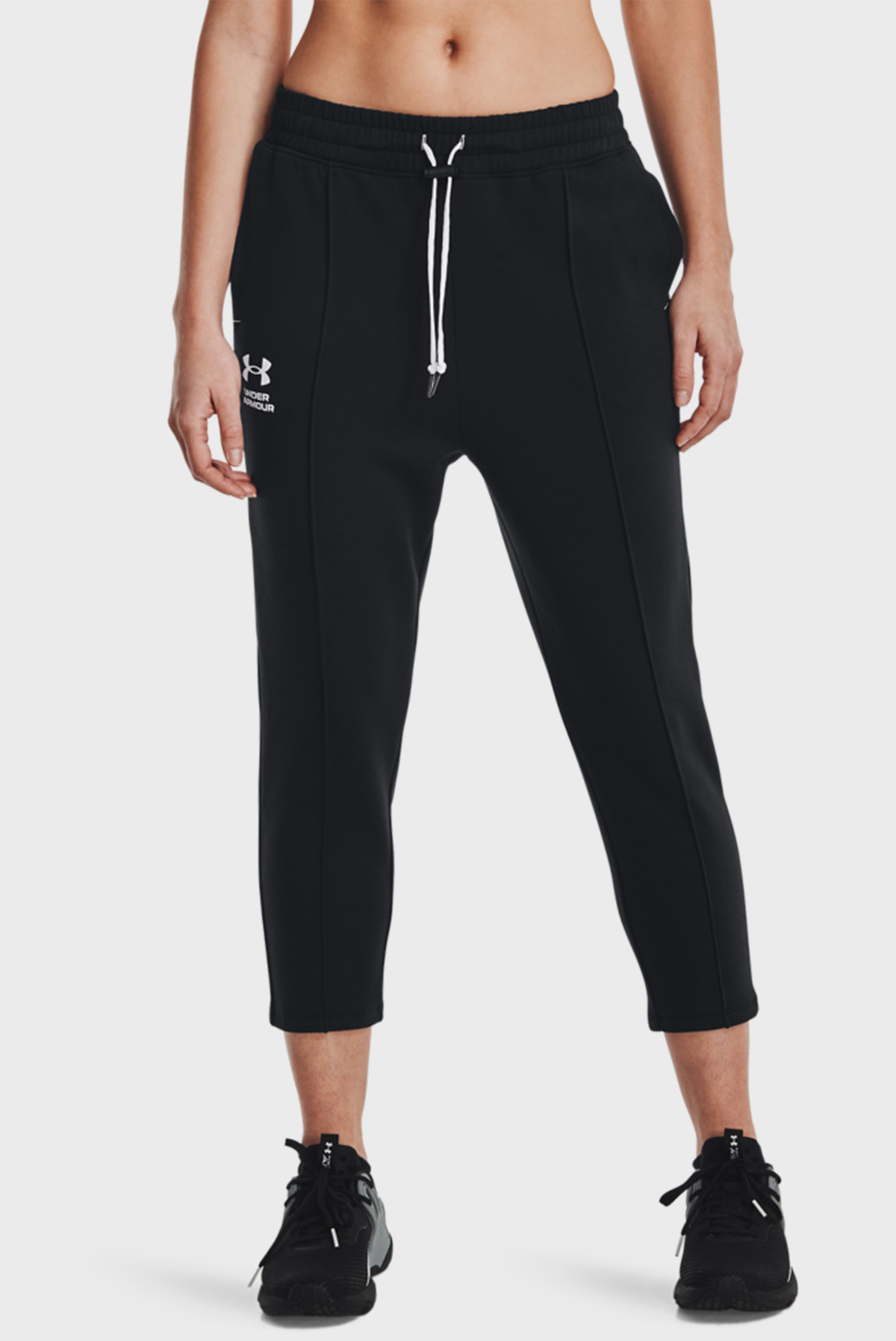 Женские черные спортивные брюки NEW Summit Knit Ankle Pant 1