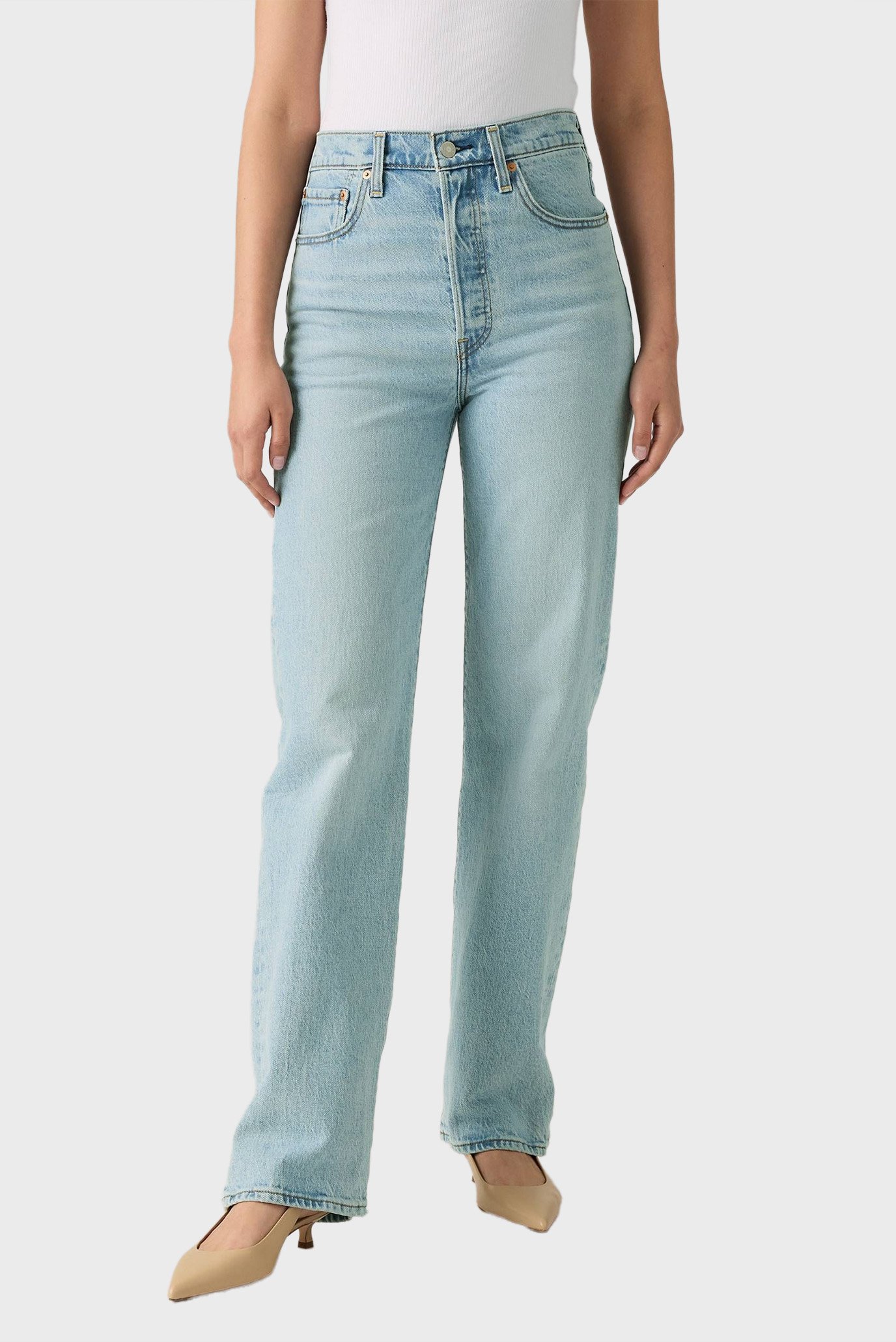 Женские голубые джинсы Ribcage Full-length Голубой 24-32 Levi’s® 79078;0045 Женские голубые джинсы Ribcage Full-length Голубой 24-32 Levi’s® 79078;0045