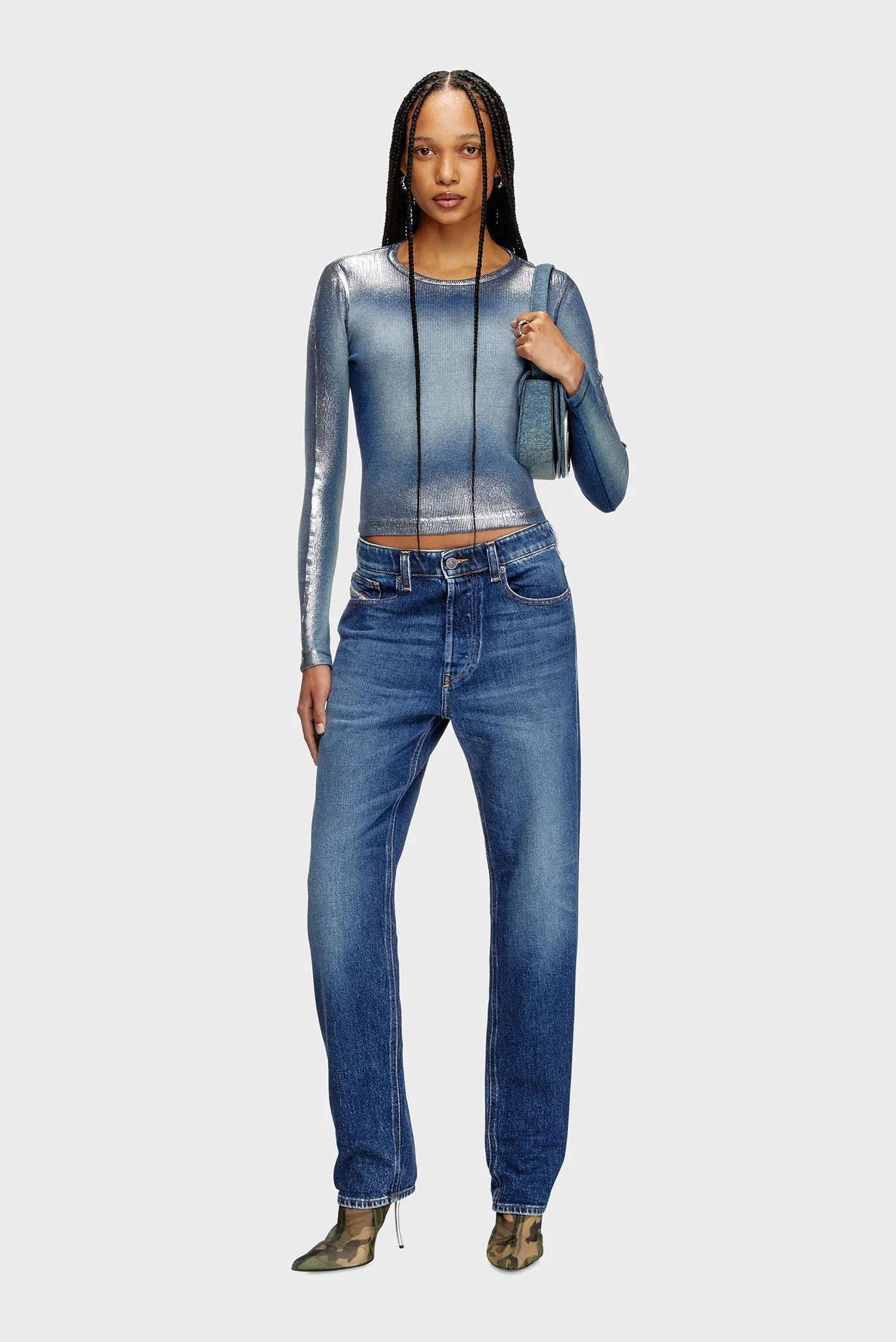 Женские синие джинсы 1988 D-ARK 2