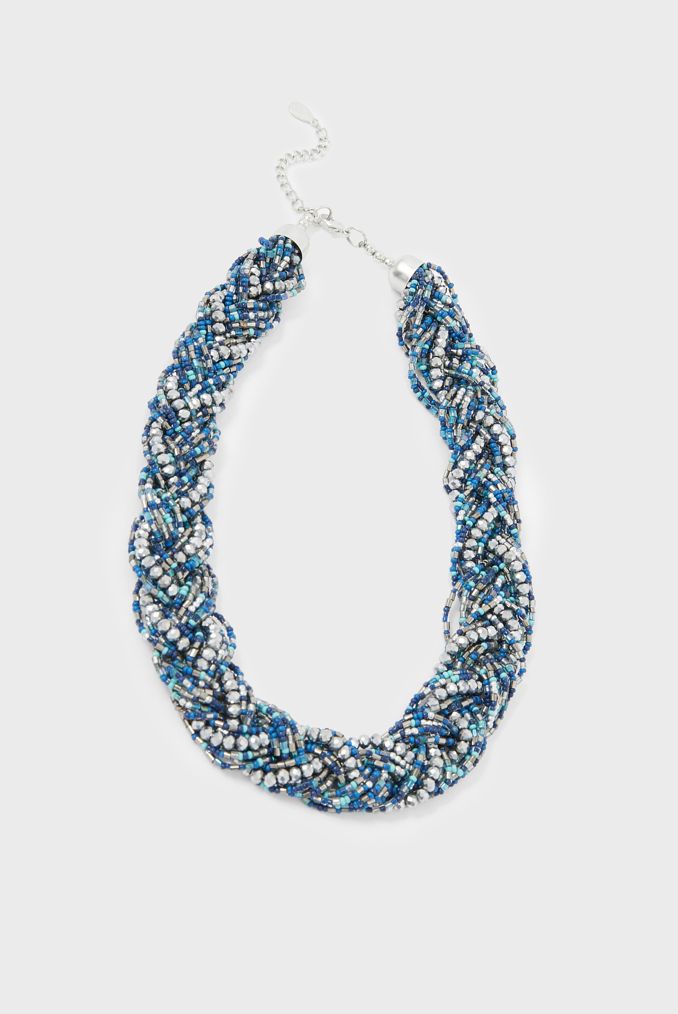 Женское синее ожерелье NIKI PLAITED GLASS A 1