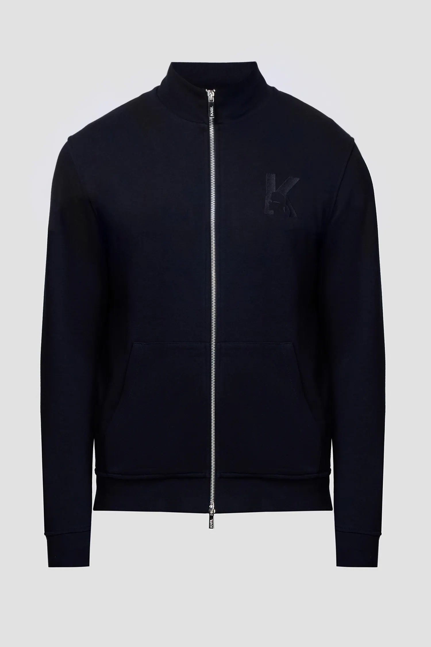 Чоловіча темно-синя спортивна кофта 5