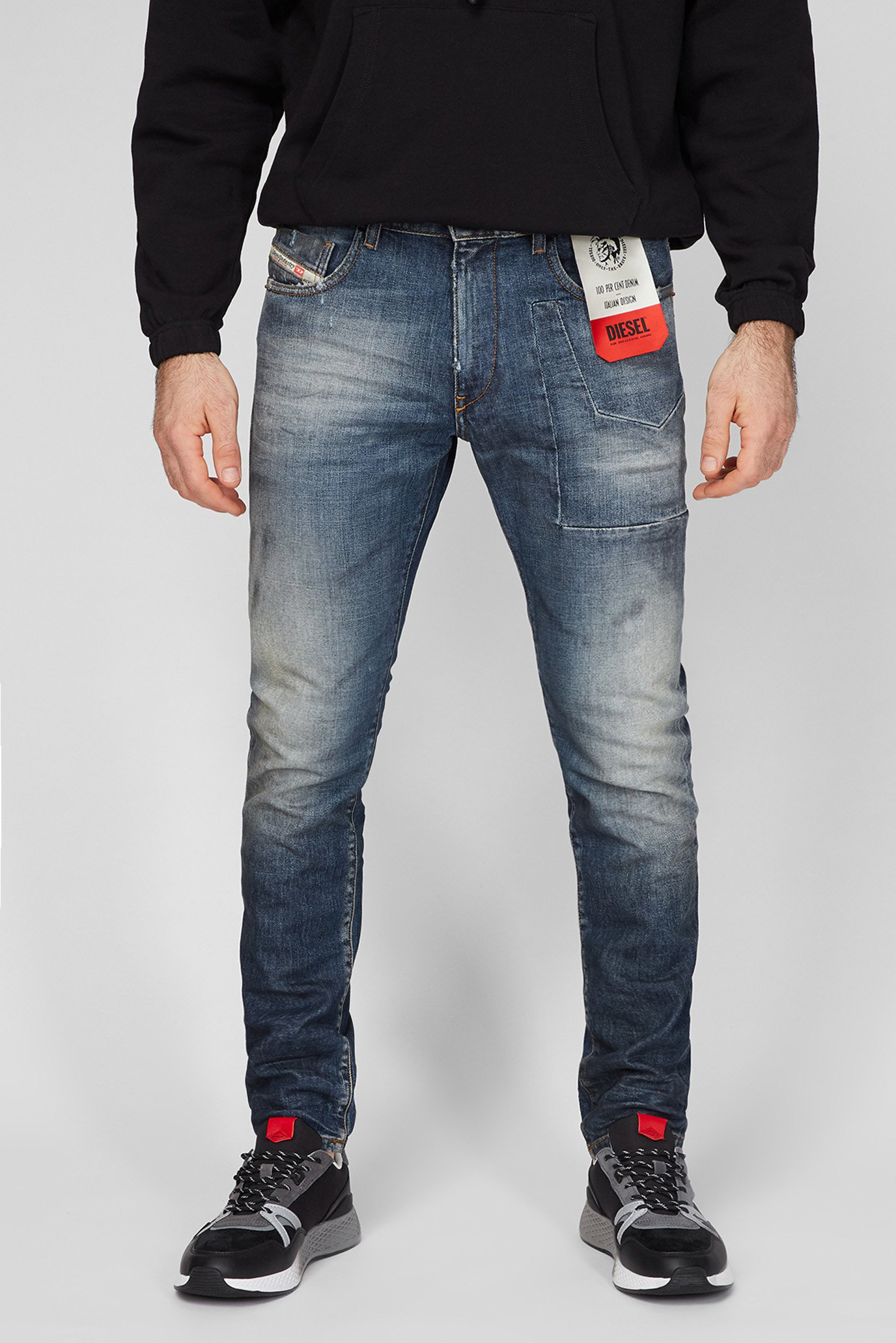 Мужские синие джинсы D-STRUKT-GB 1