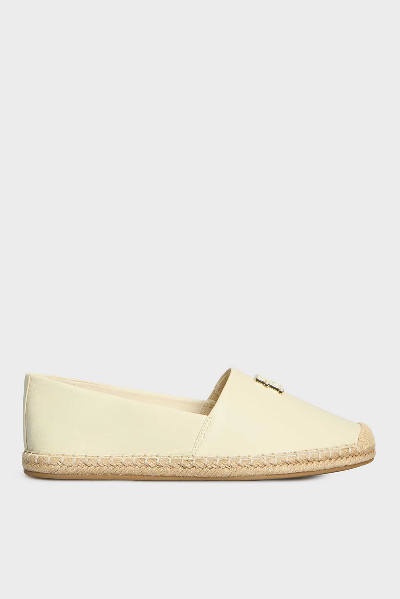 Жіночі білі шкіряні еспадрильї TH LOGO LEATHER ESPADRILLE 1