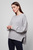Жіночий сірий светр