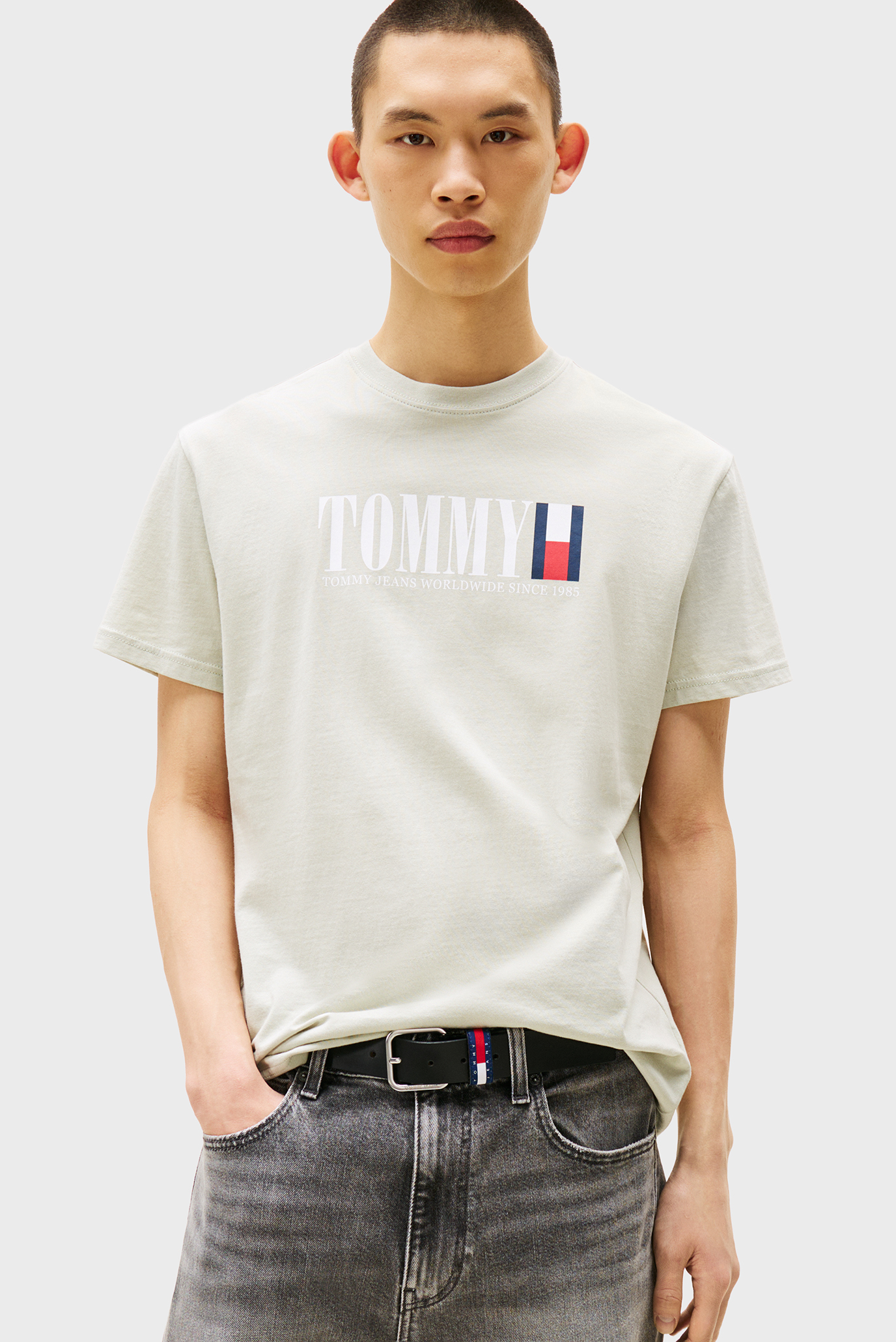 Мужская зеленая футболка TJM REG TOMMY DNA FLAG Зеленый L Tommy Jeans DM0DM21941 Мужская зеленая футболка TJM REG TOMMY DNA FLAG Зеленый L Tommy Jeans DM0DM21941