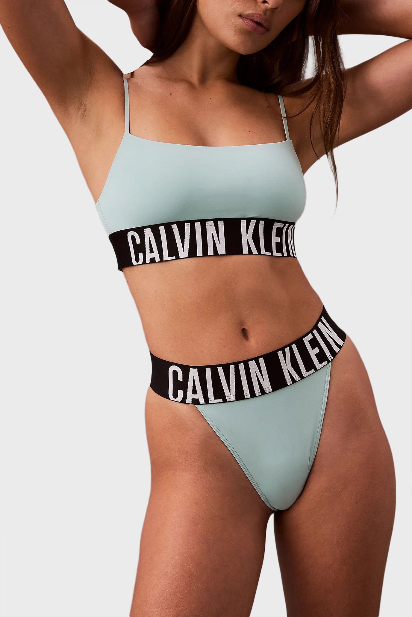 Женский голубой топ UNLINED BRALETTE Голубой S Calvin Klein 000QF7631E Женский голубой топ UNLINED BRALETTE Голубой S Calvin Klein 000QF7631E