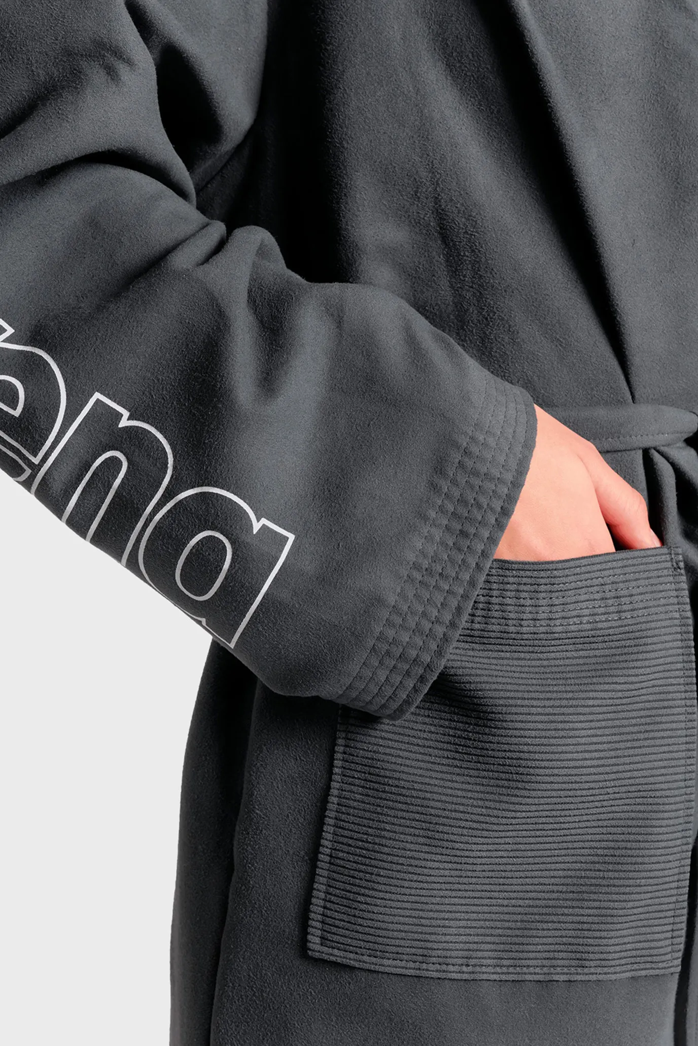 Темно-серый халат ZEAL ROBE (унисекс) 6