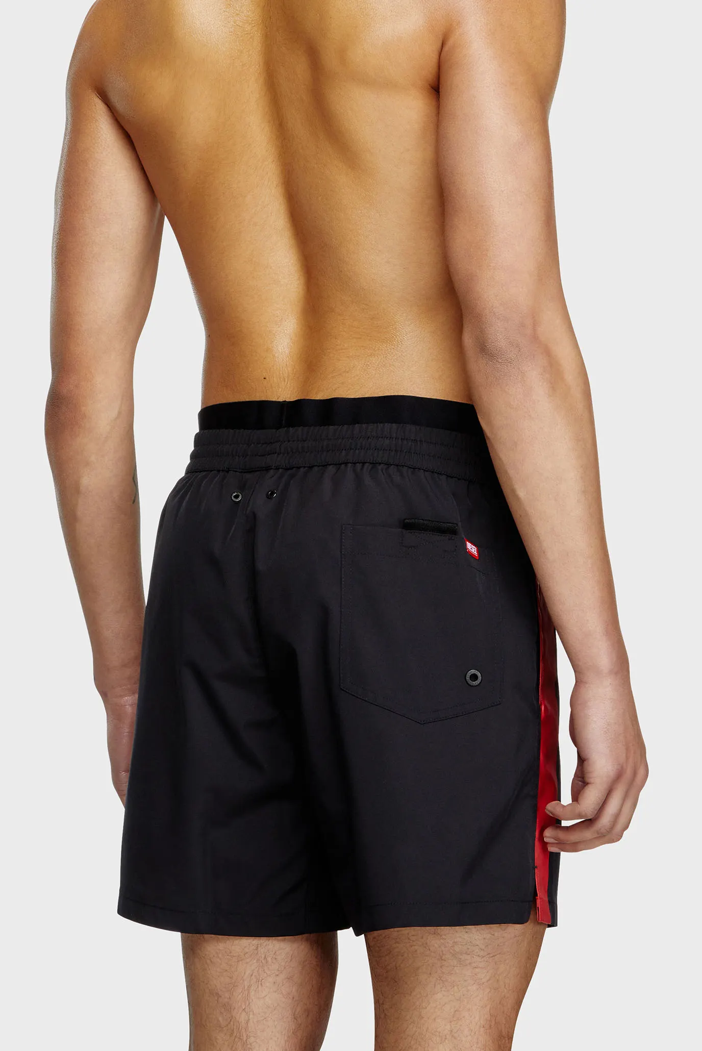 Чоловічі чорні плавальні шорти 3