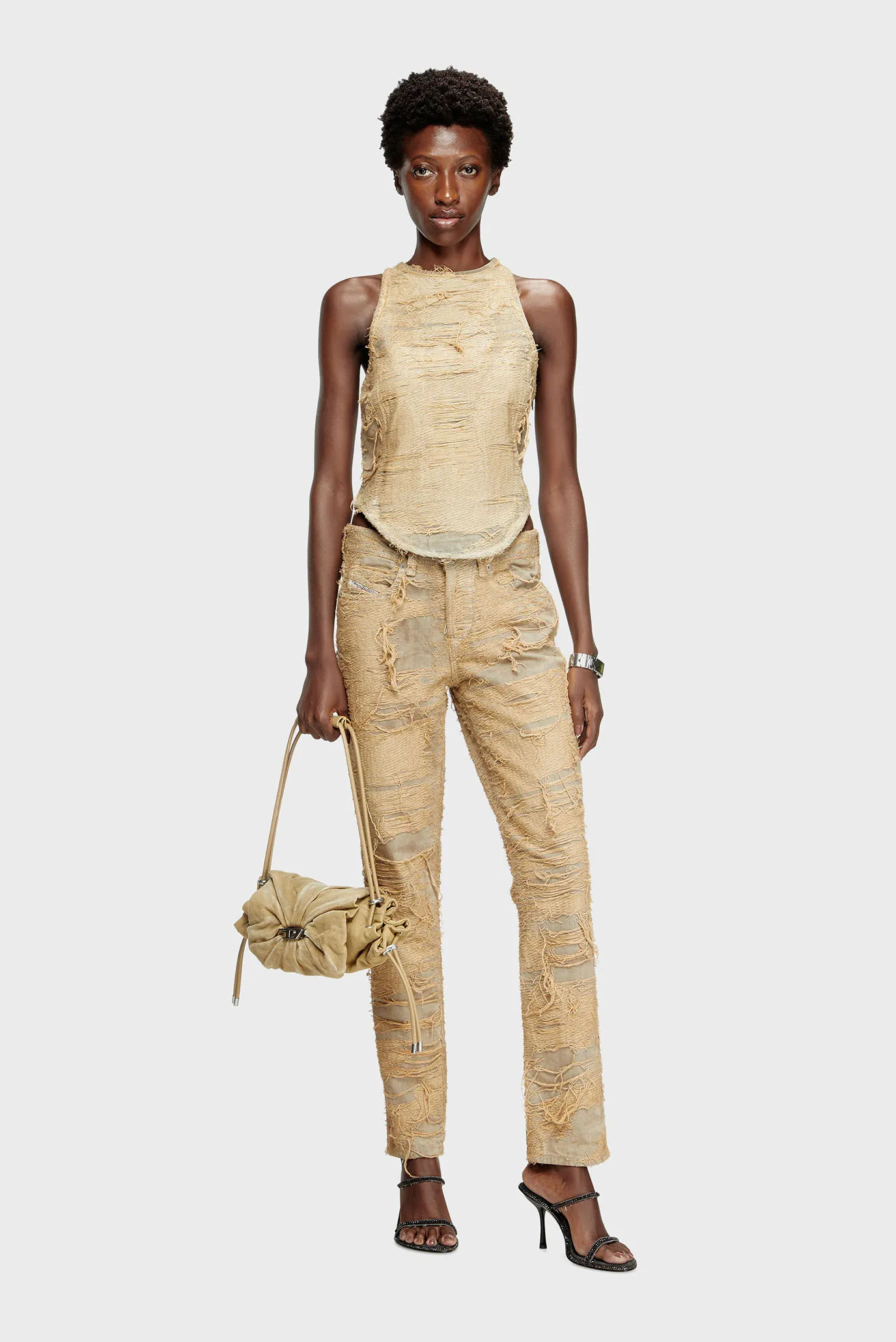 Жіночий бежевий топ DE-ASTRO-FSG 2