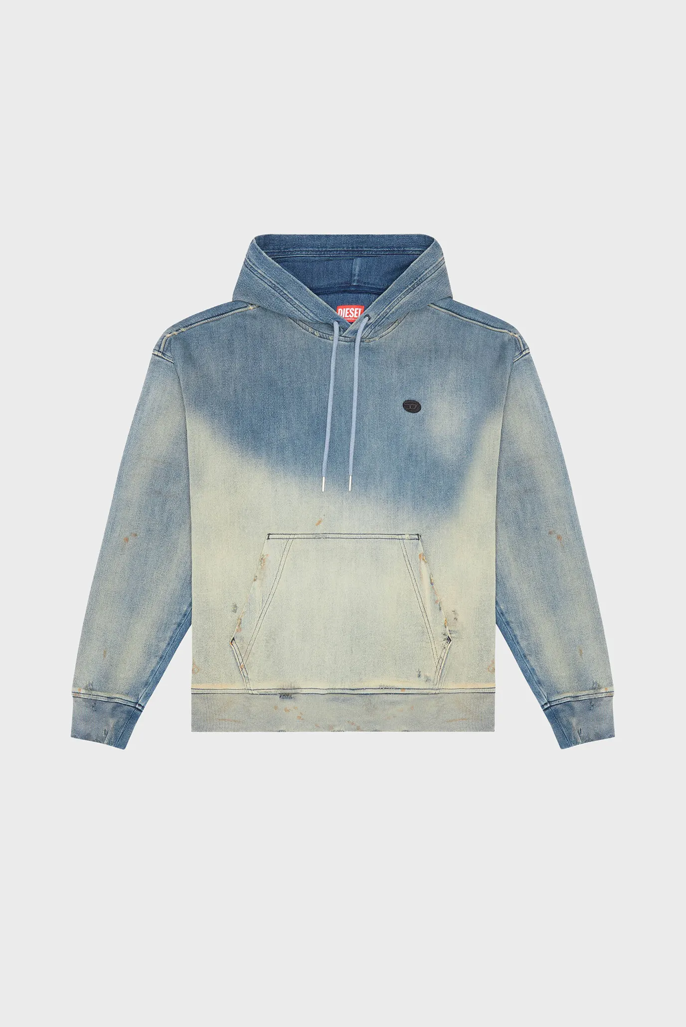 Мужское джинсовое худи D-UM-RIB-NE Diesel A03939 09G48 — MD