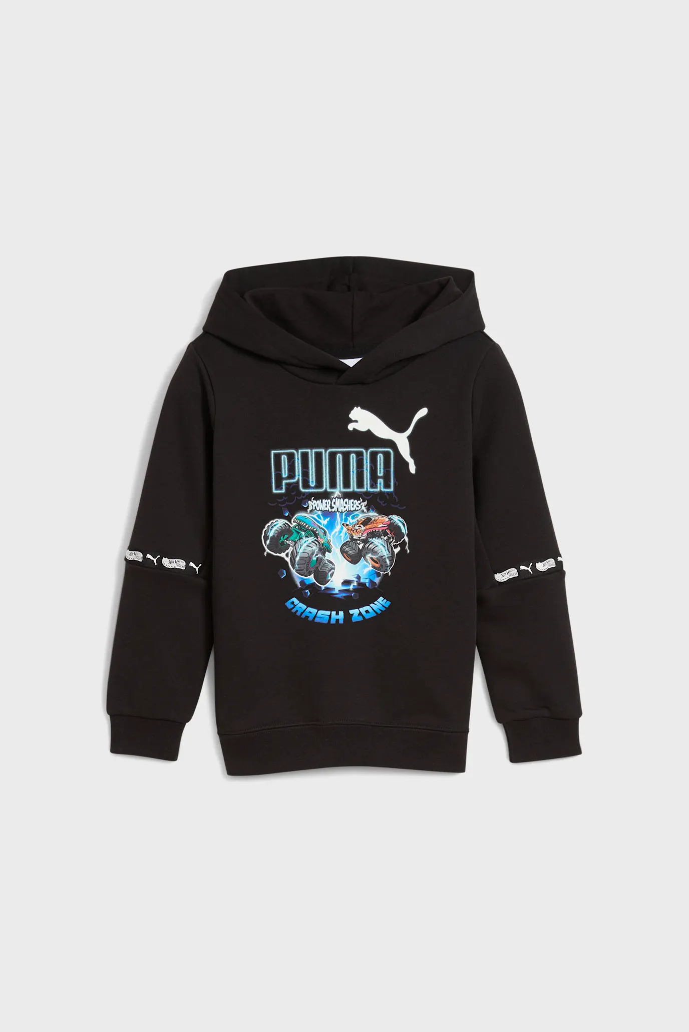 Дитяче чорне худі PUMA x HOT WHEELS™ MONSTER TRUCKS Hoodie Kids 4