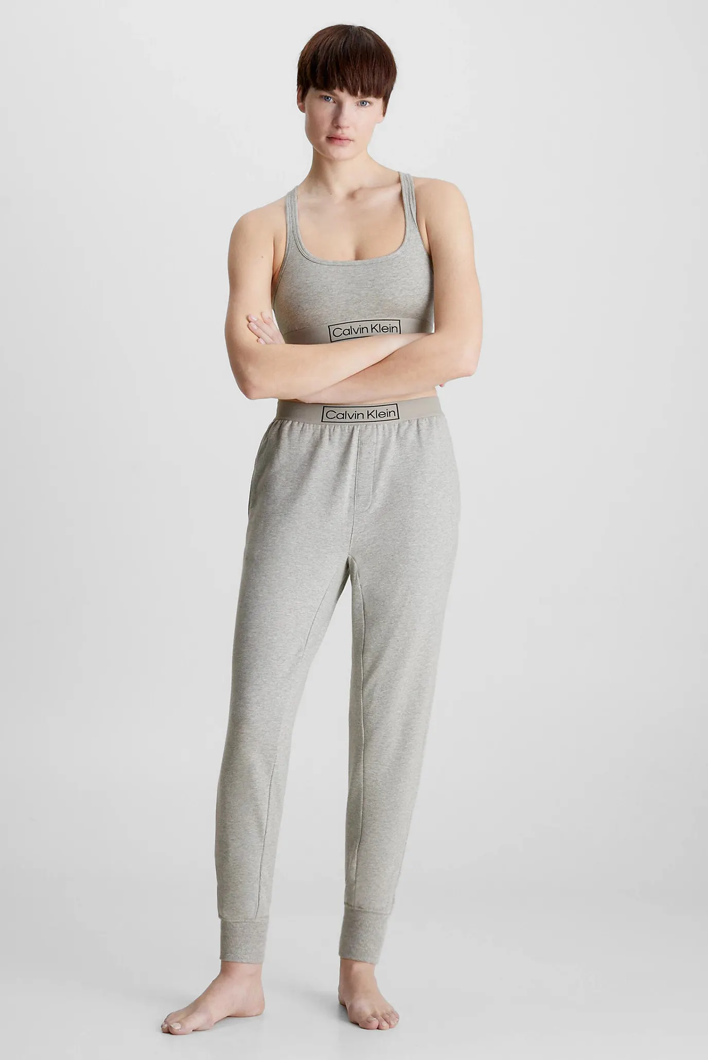 Женские серые брюки JOGGER 2