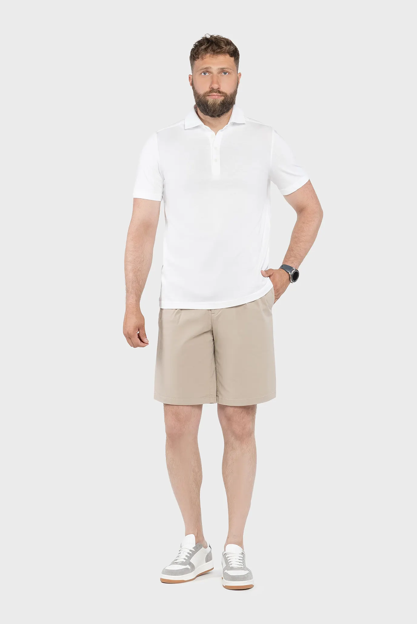 Чоловіче біле поло 2