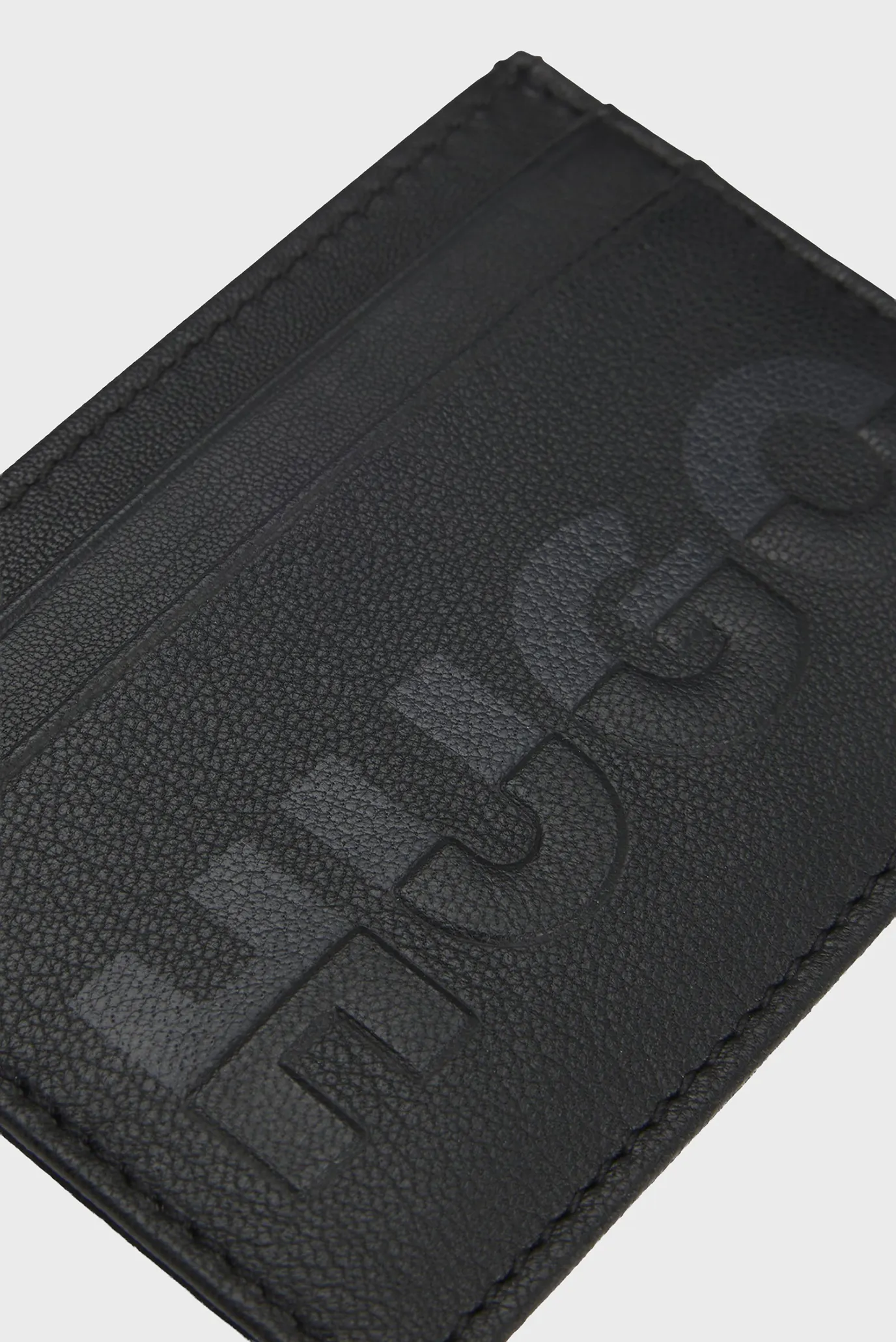 Чоловічий чорний шкіряний кардхолдер 2