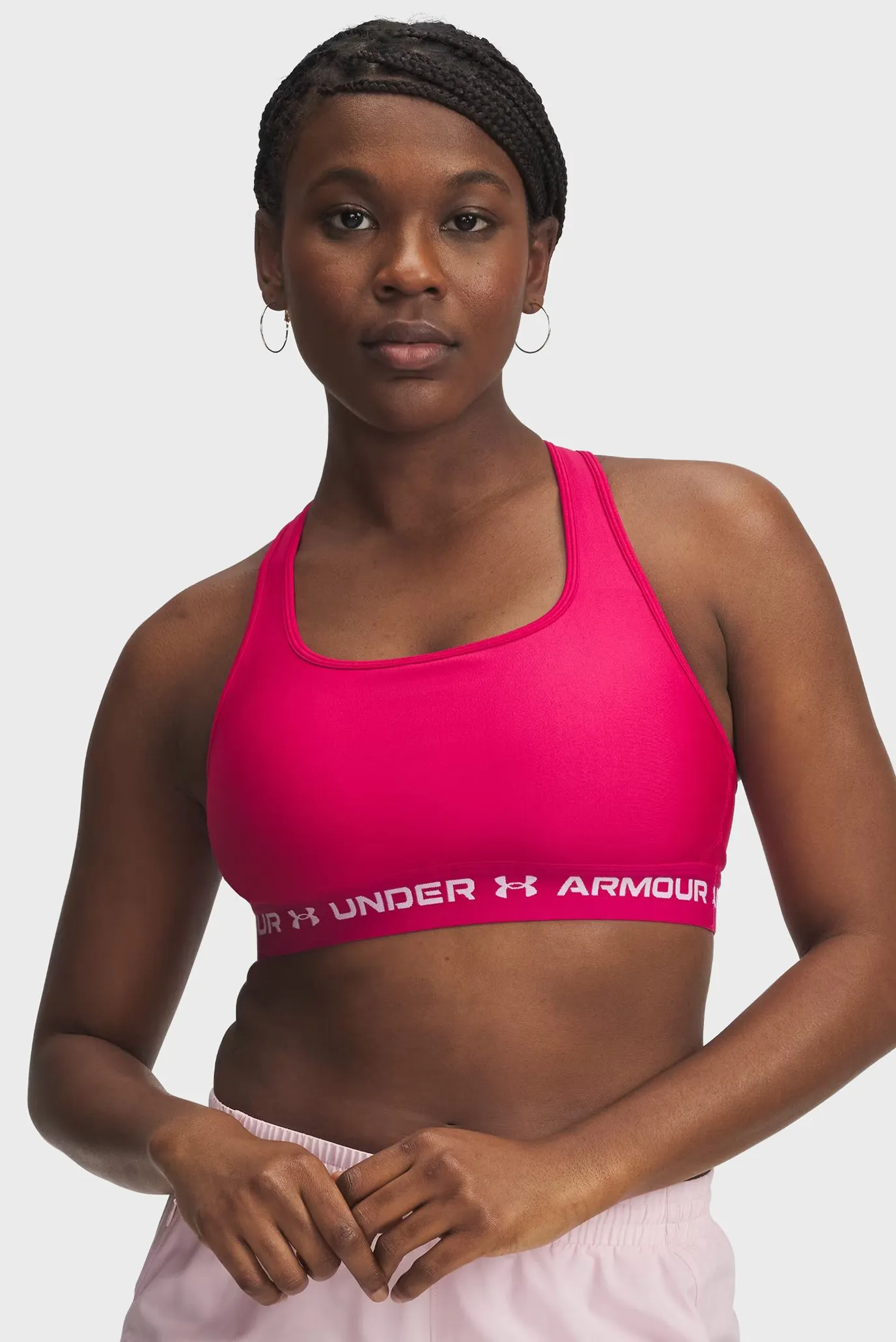 Женский малиновый топ Crossback Mid Bra 5