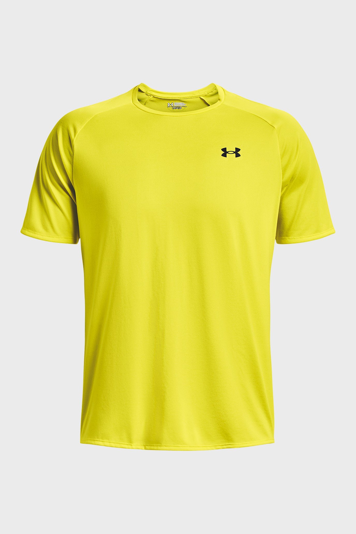 Чоловіча жовта футболка UA Tech 2.0 SS Tee Under Armour