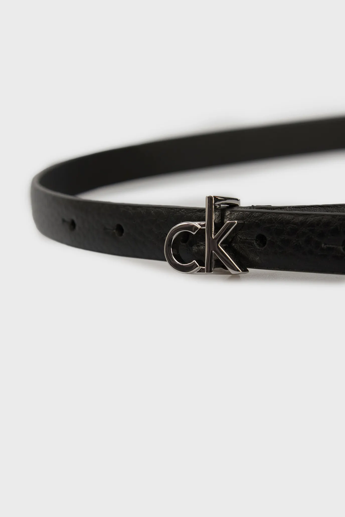 Женский черный кожаный ремень 3