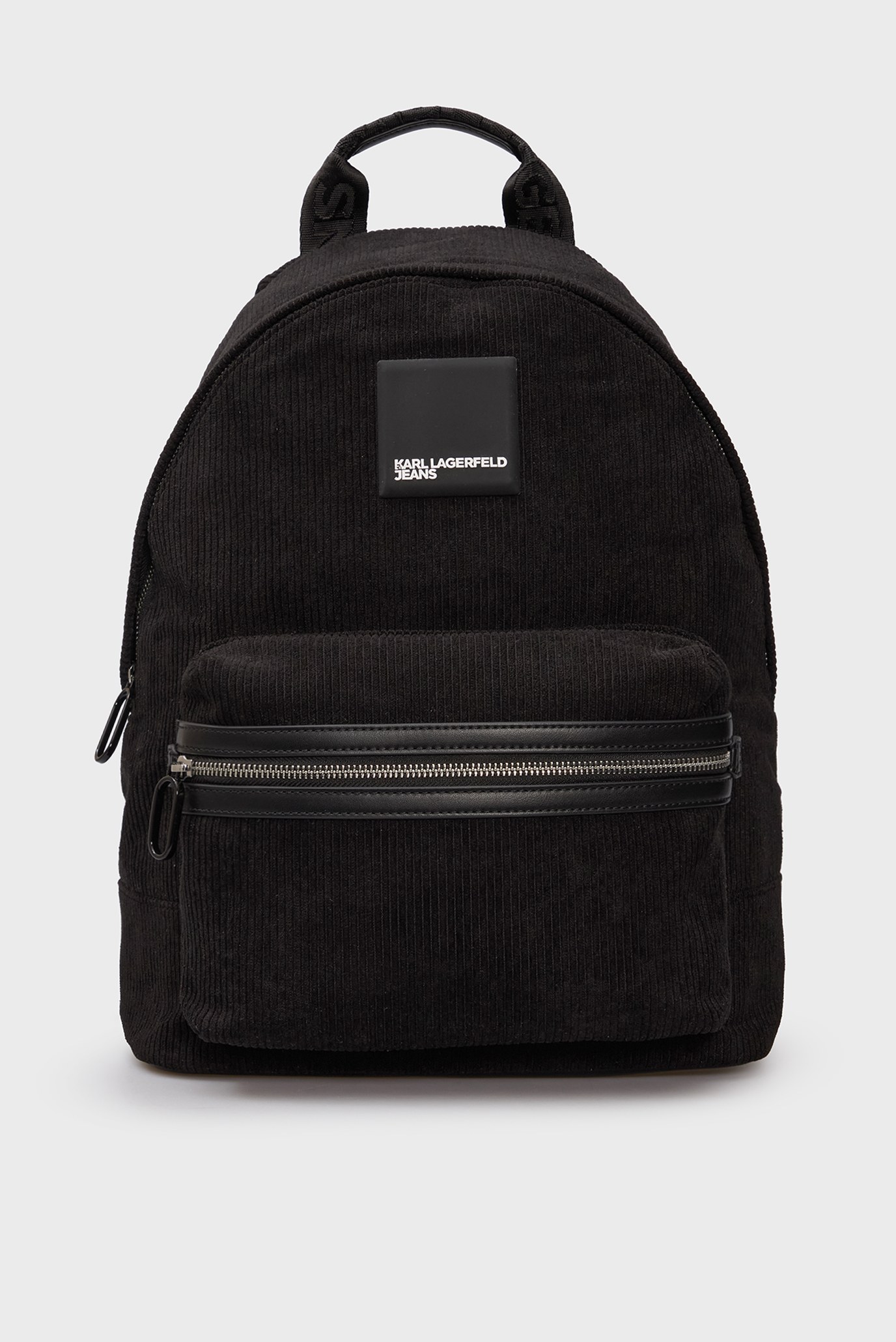 Мужской черный вельветовый рюкзак box logo backpack 1