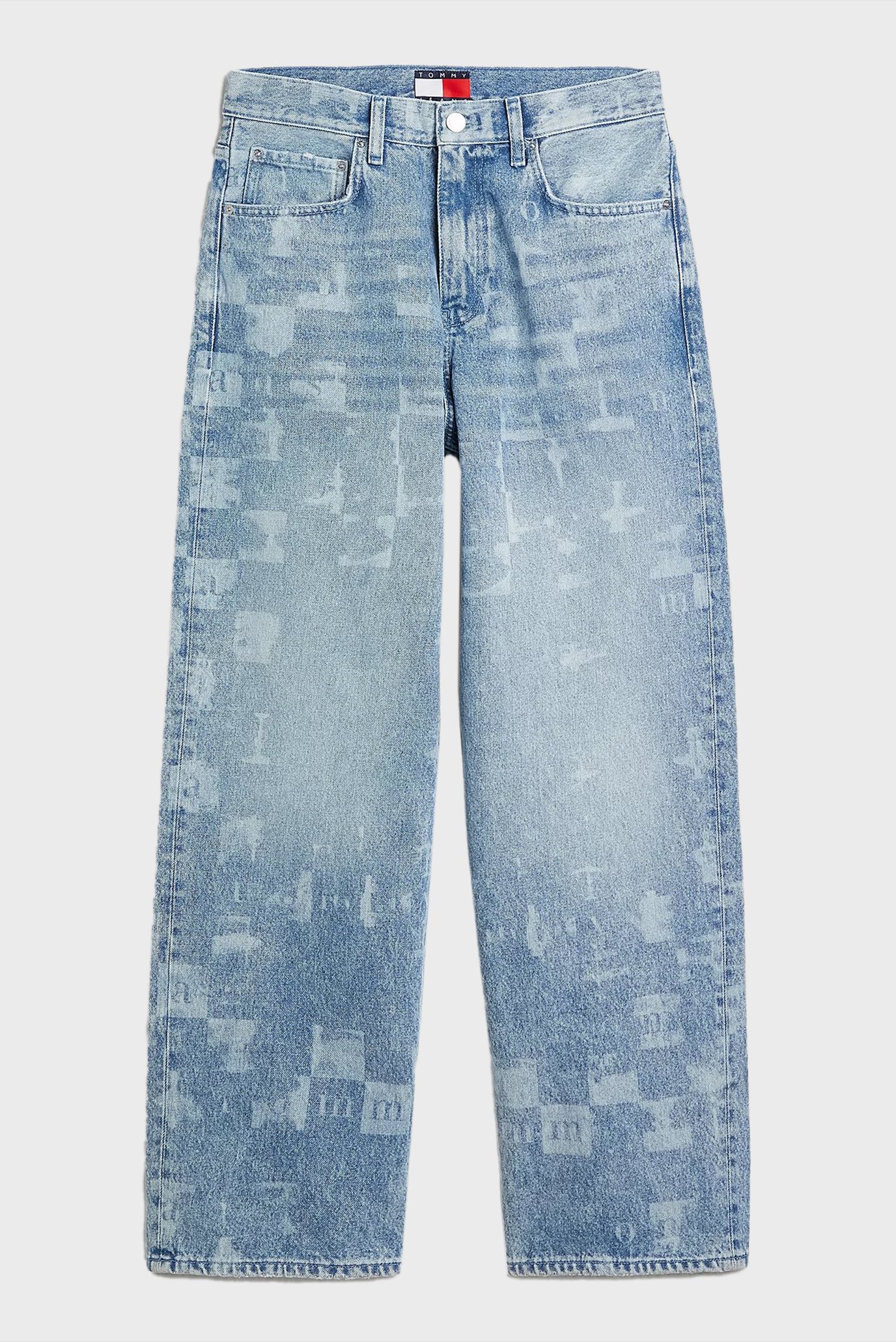 Женские голубые джинсы с узором TJCU AOL WIDE FIT 1