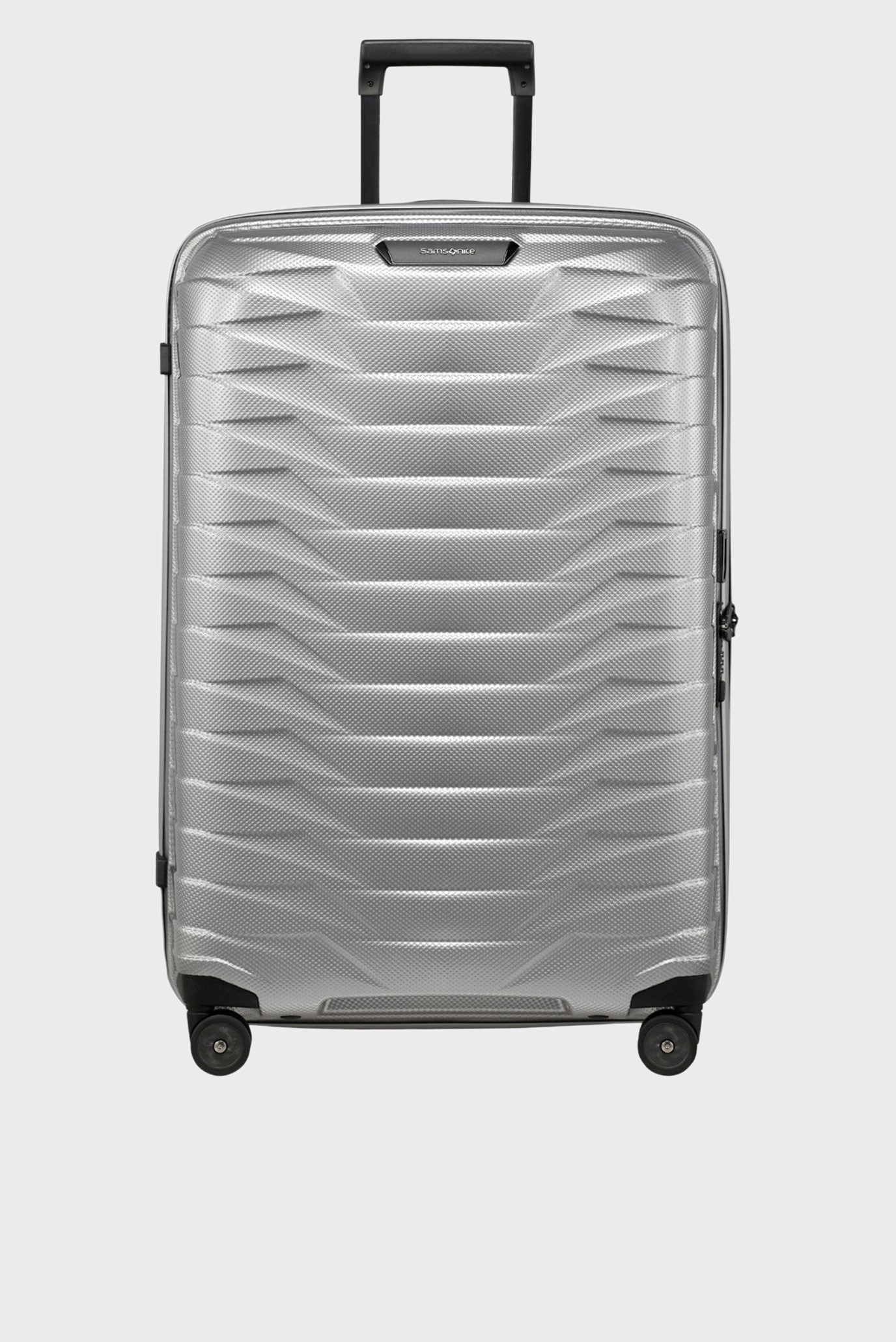Серый чемодан 75 см PROXIS SILVER 1