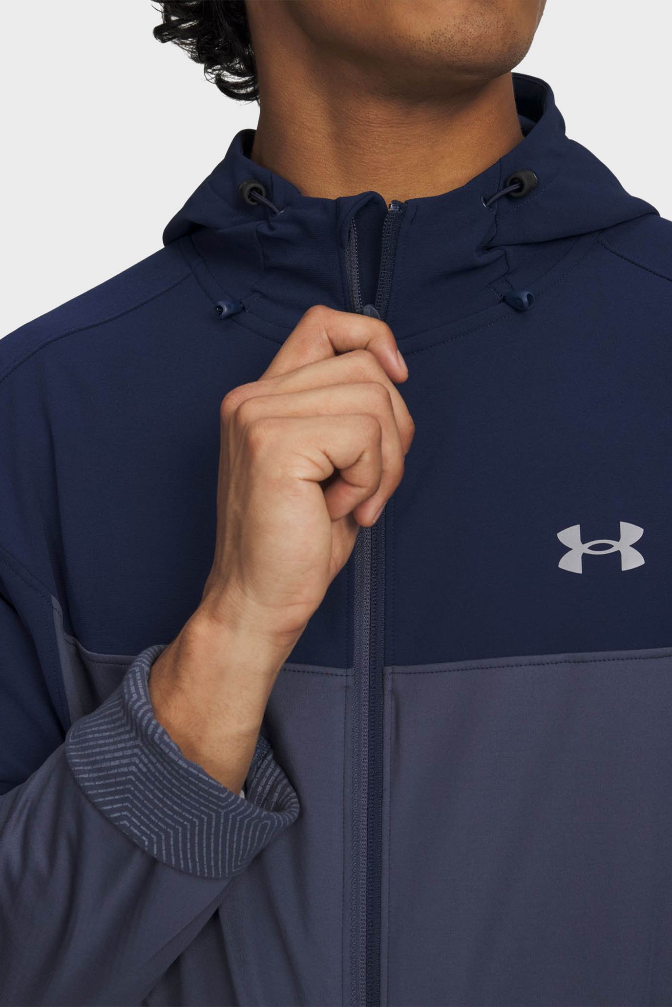 Мужская темно-синяя ветровка Utility Woven Winterized FZ